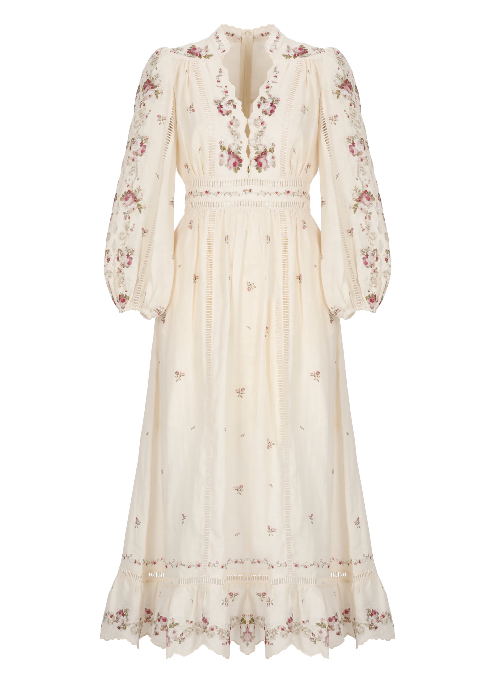 Zimmermann Dresses Pink Linen