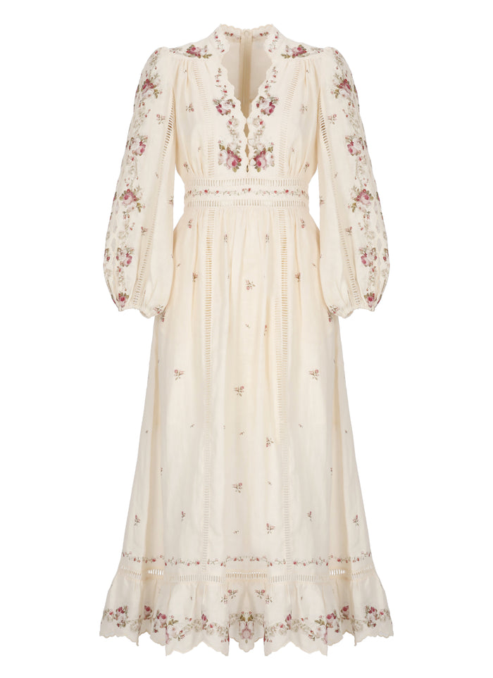 Zimmermann Dresses Pink Linen