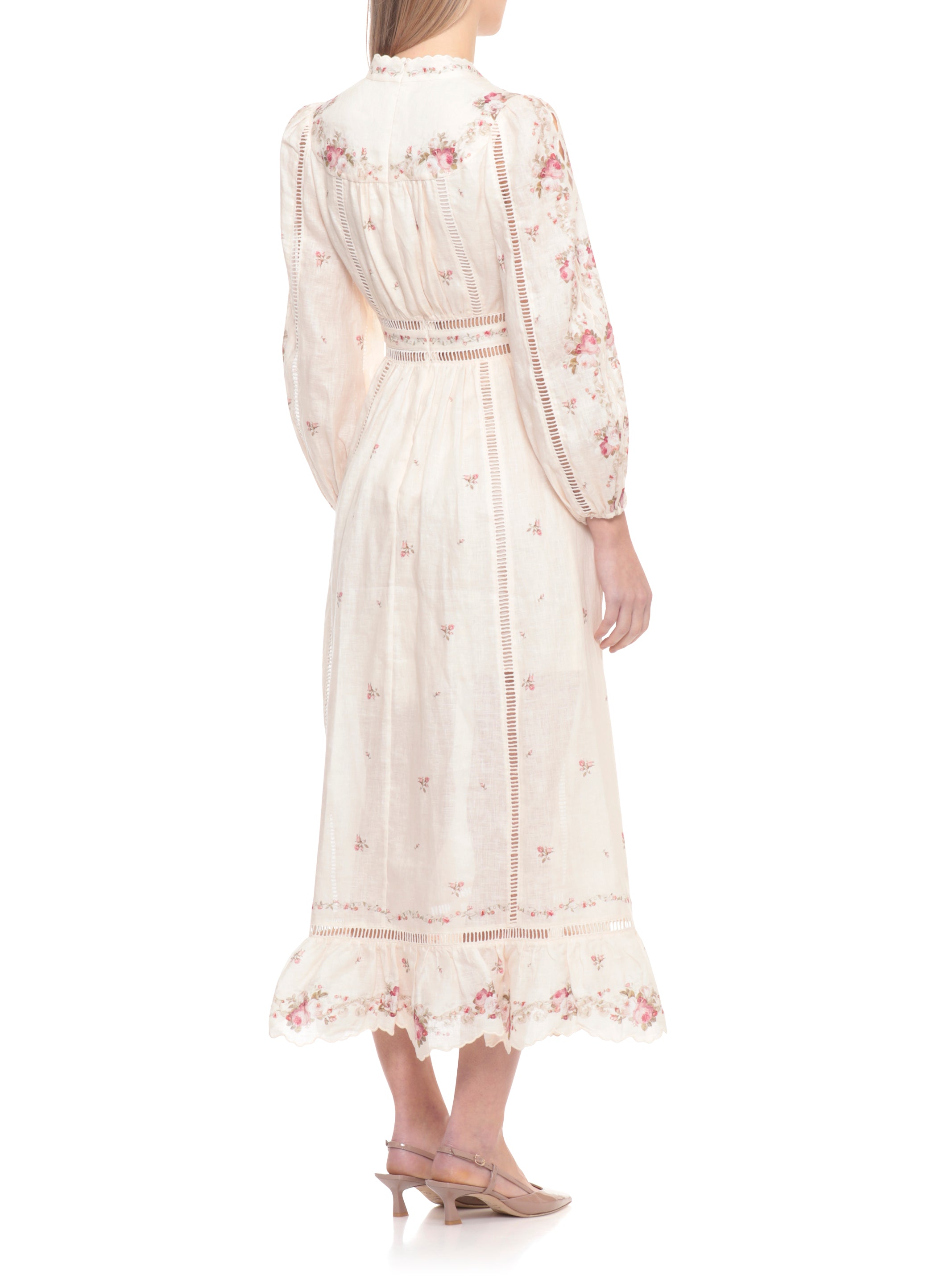 Zimmermann Dresses Pink Linen