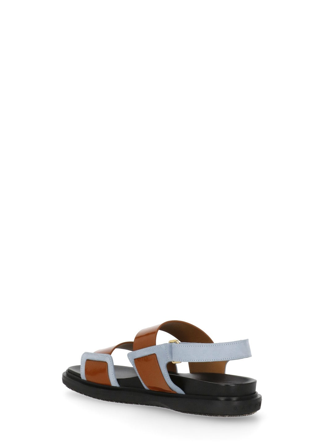 Marni Sandals Brown Cowhide Sole: Rubber