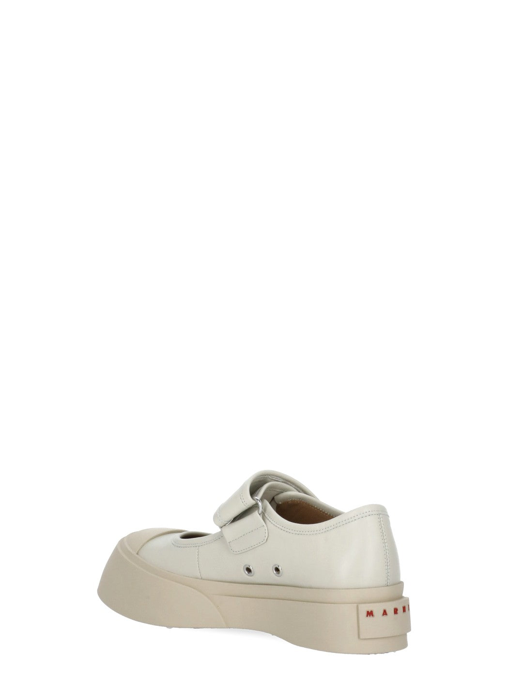 Marni Flat shoes Ivory Calf Leather