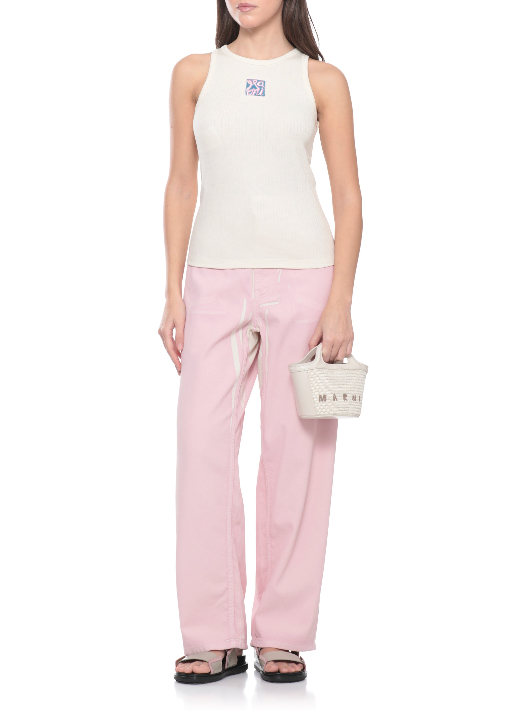 Marni Bags Ivory Cotton Polyamide-nylon