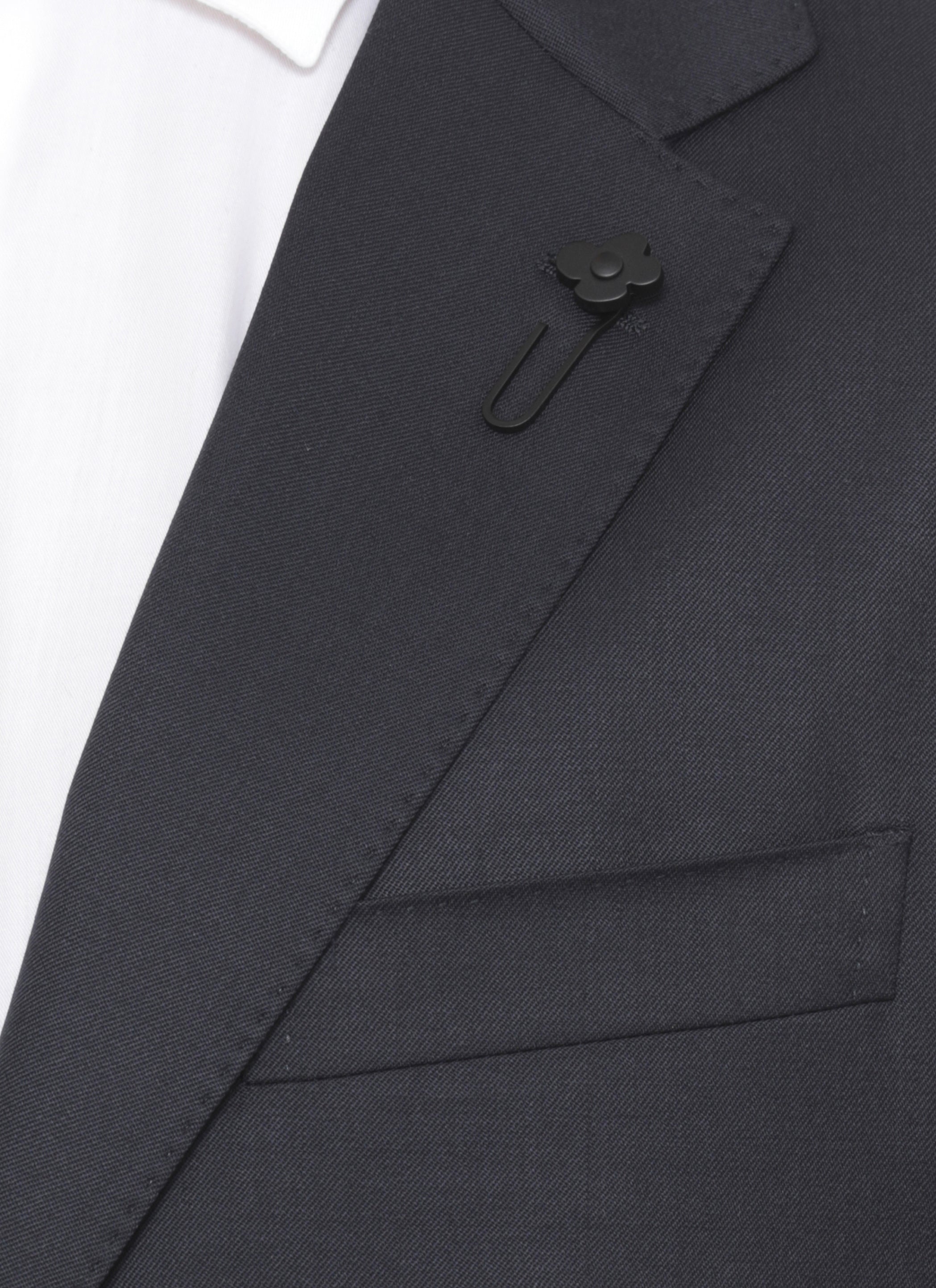 Lardini Suit Blue Wool Lining: Viscose Cupro