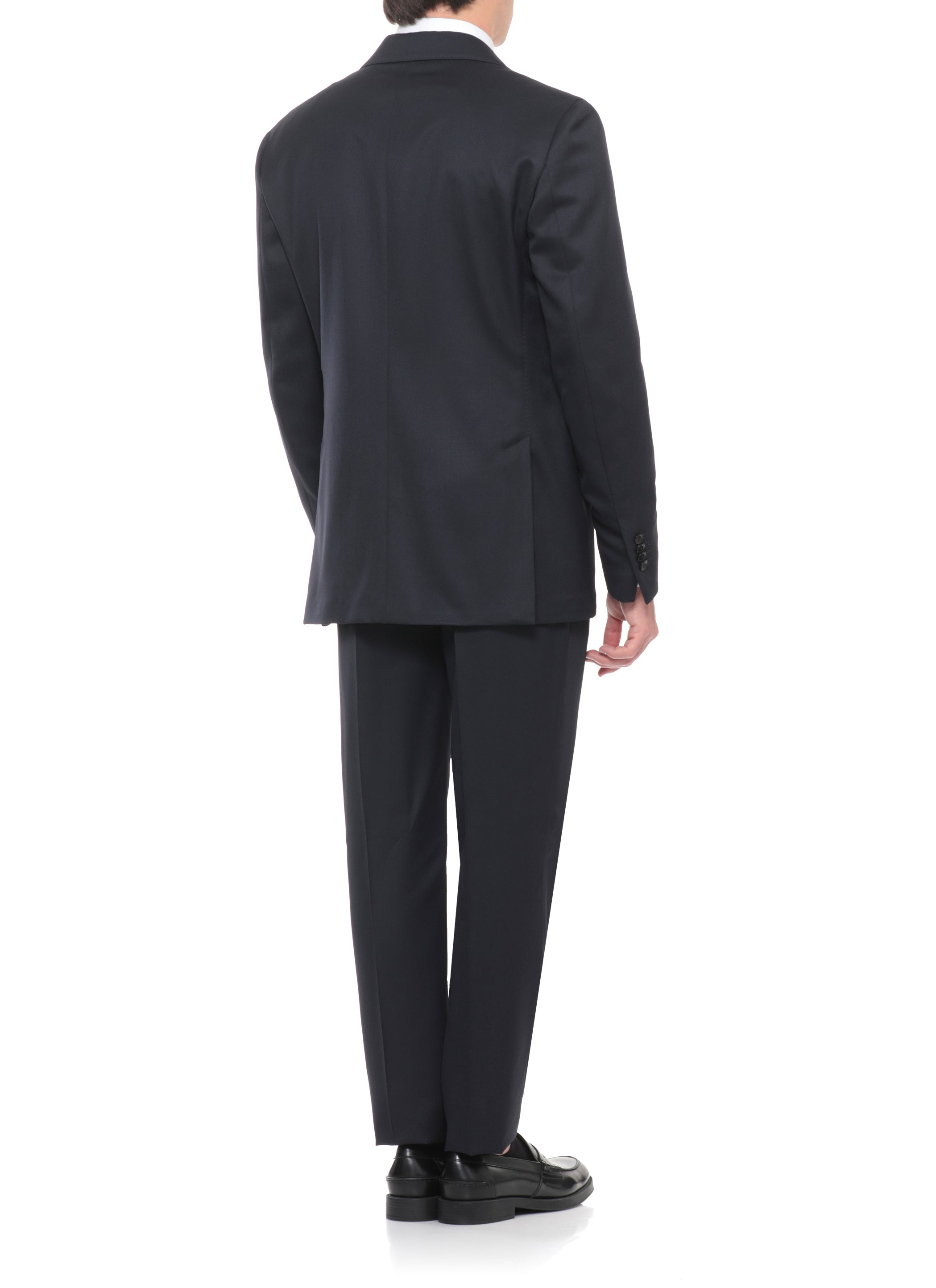 Lardini Suit Blue Wool Lining: Viscose Cupro