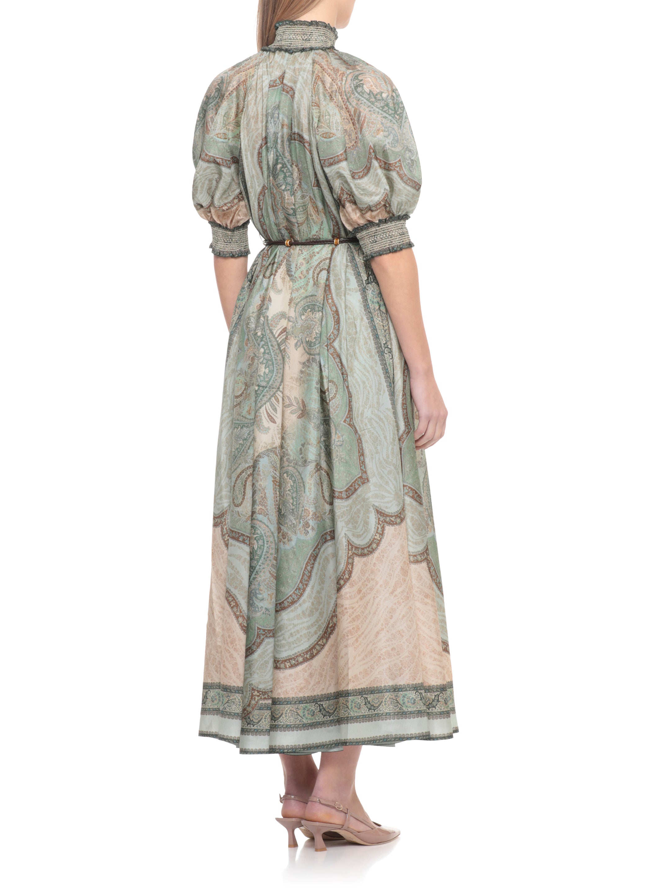 Zimmermann Dresses Green Silk