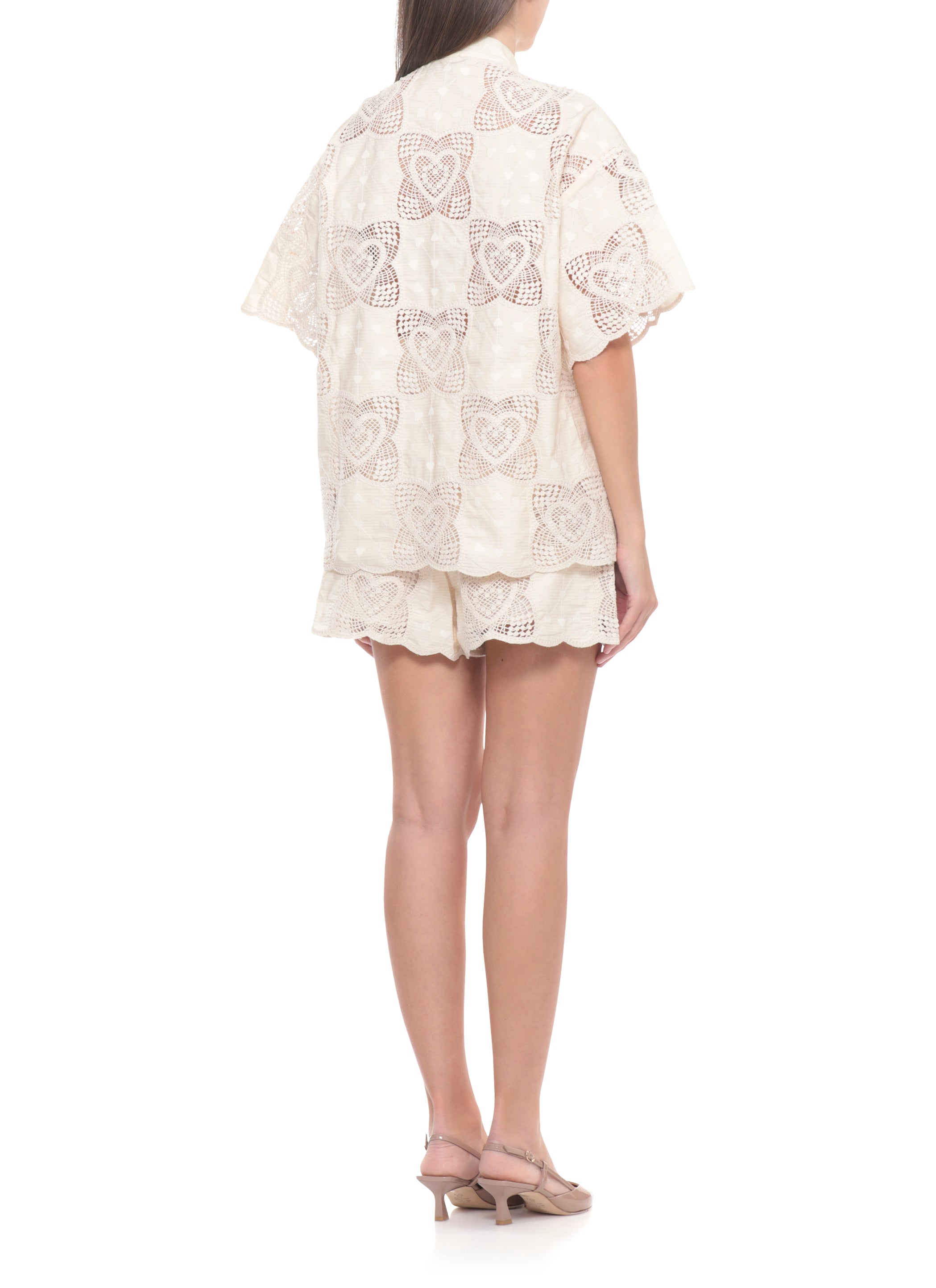 Zimmermann Shirts Ivory Cotton Polyamide