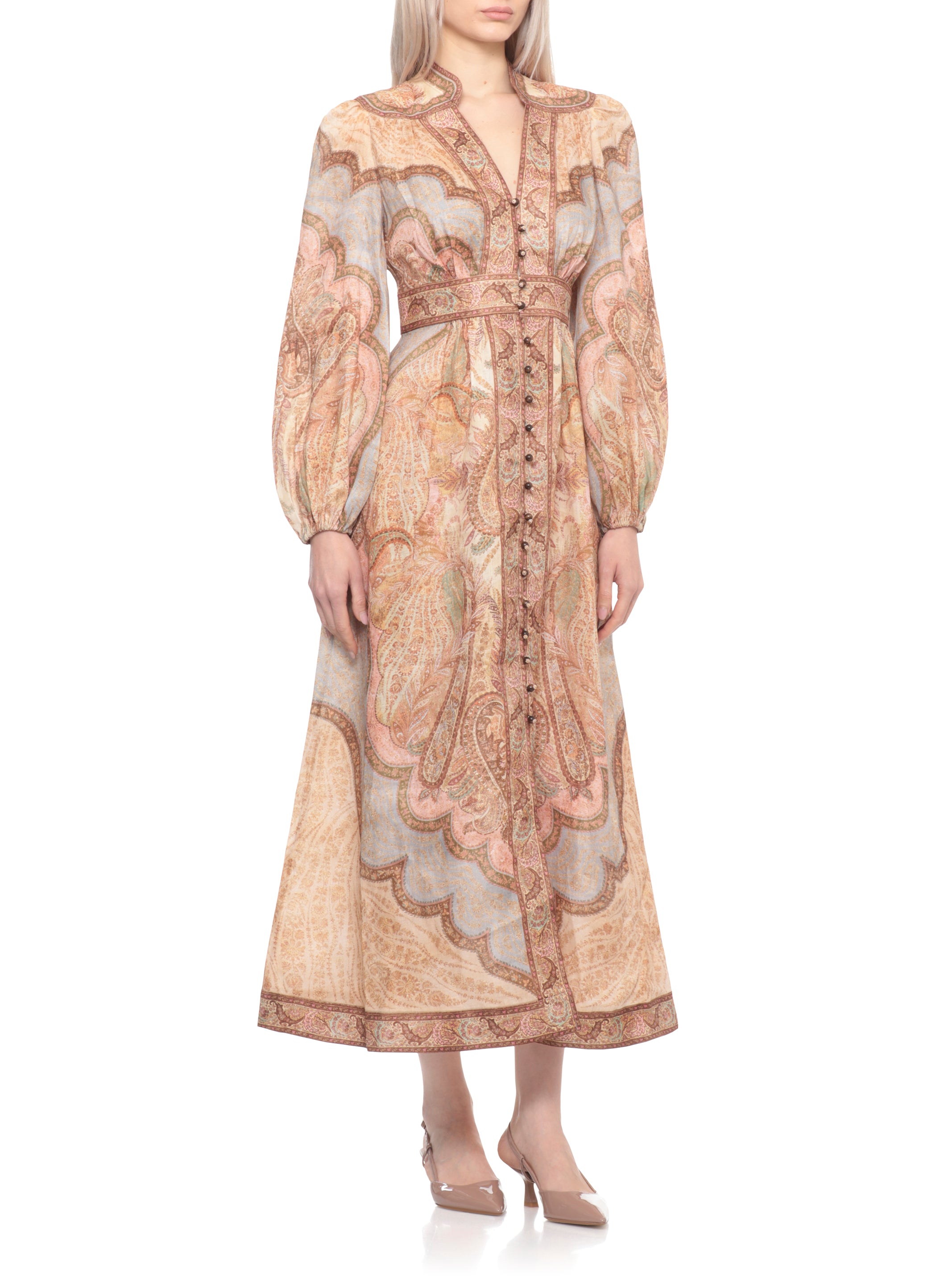 Zimmermann Dresses Brown Linen