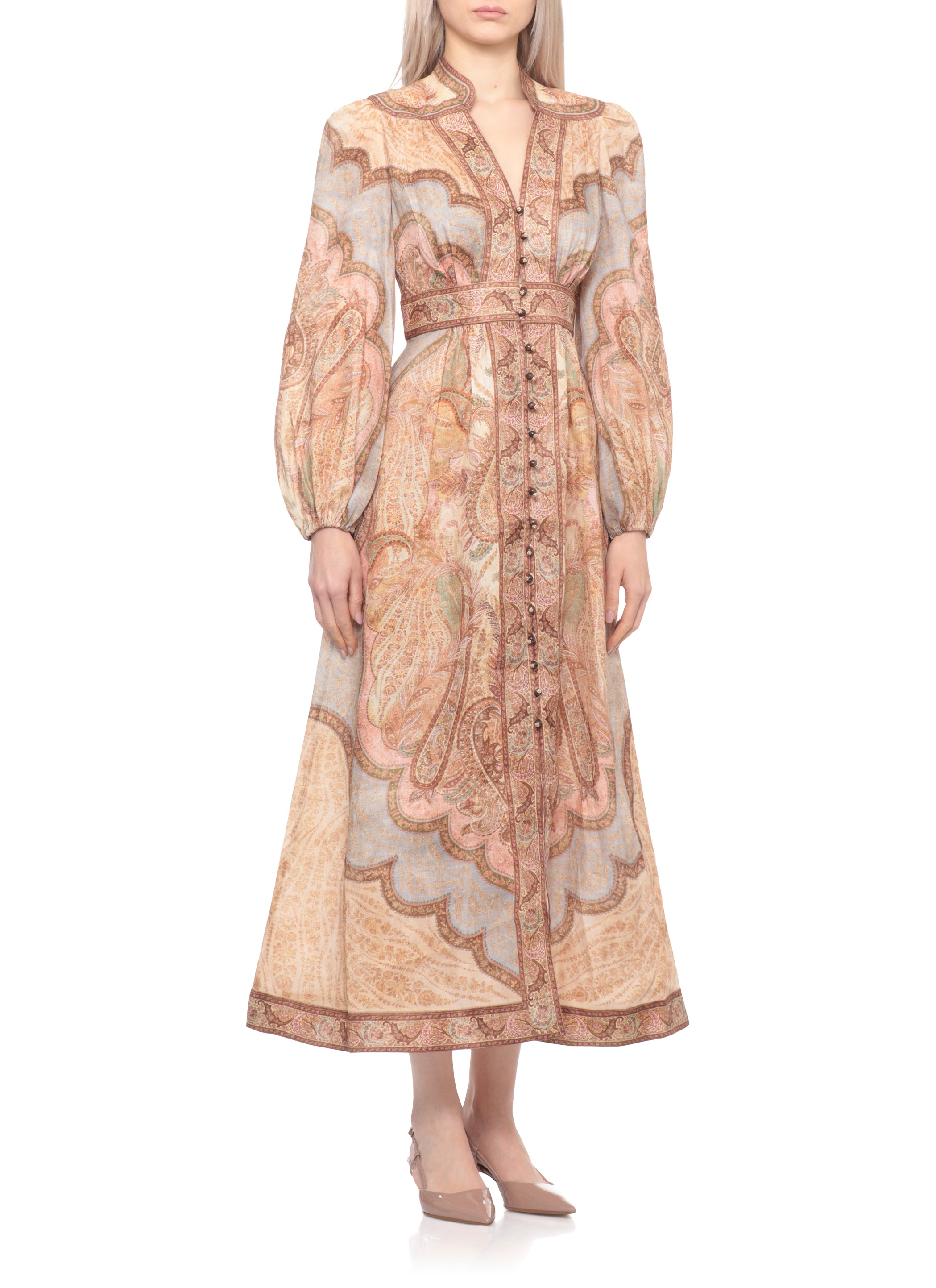 Zimmermann Dresses Brown Linen