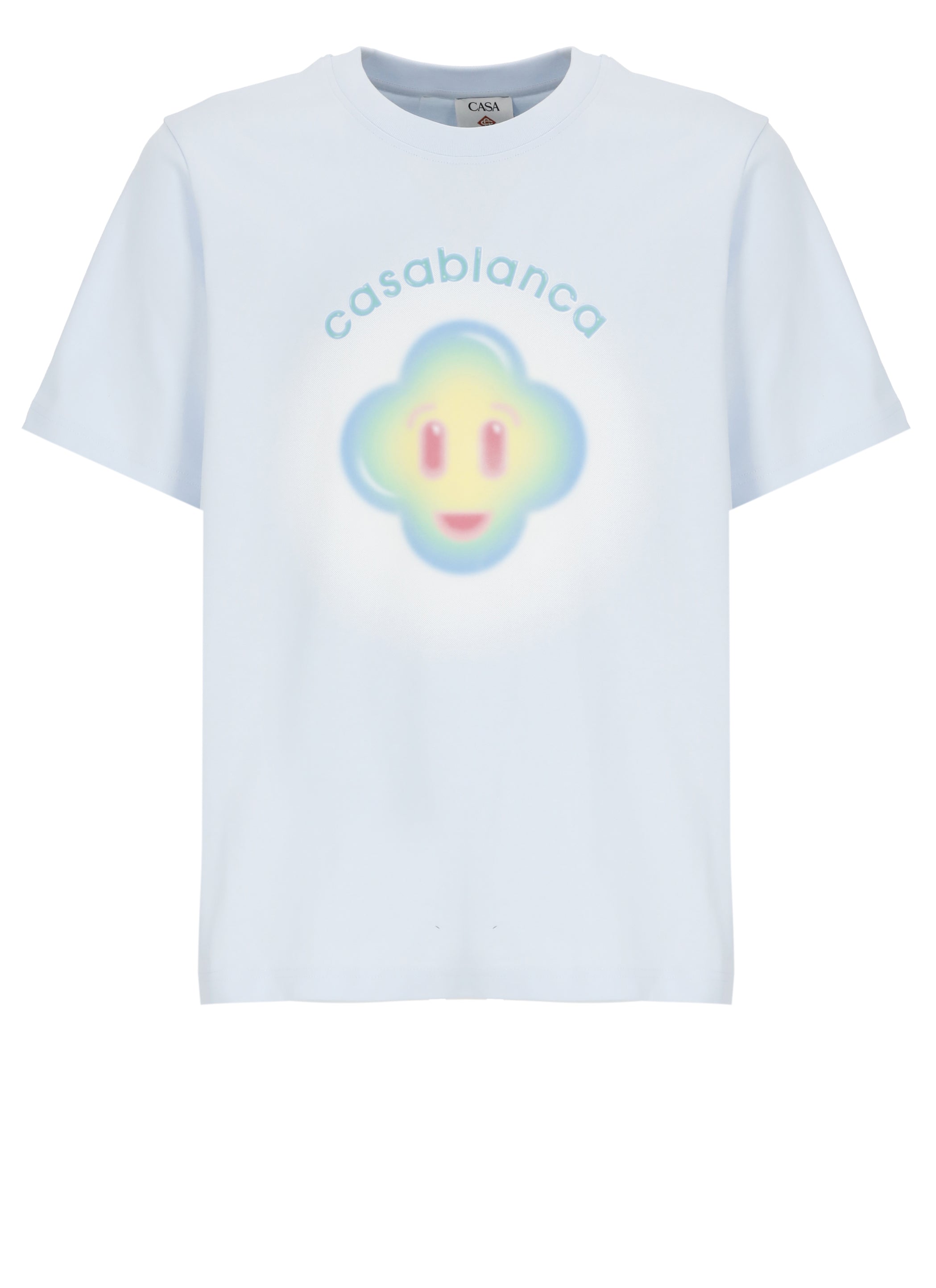 Casablanca T-shirts and Polos Light Blue Cotton
