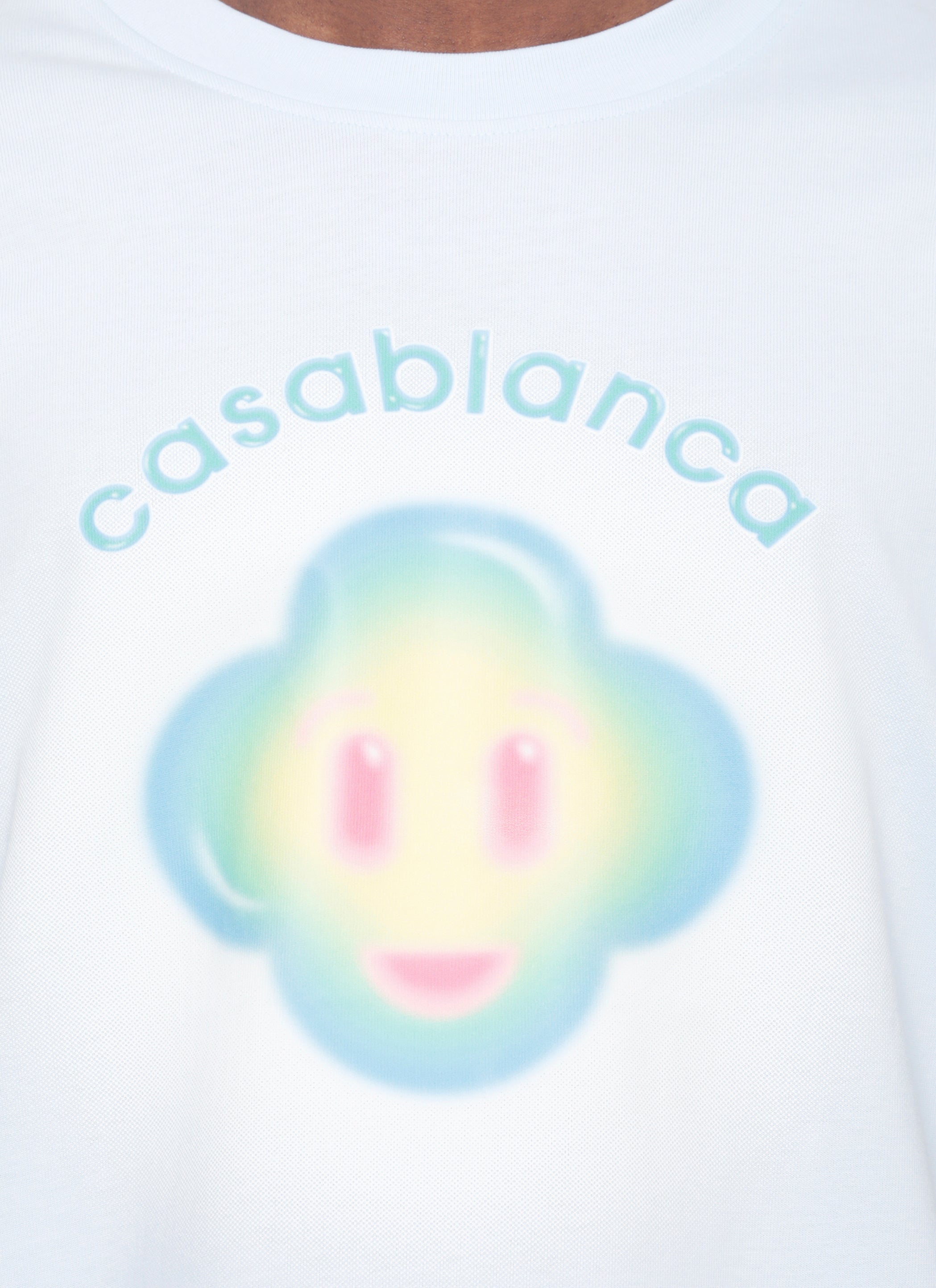 Casablanca T-shirts and Polos Light Blue Cotton