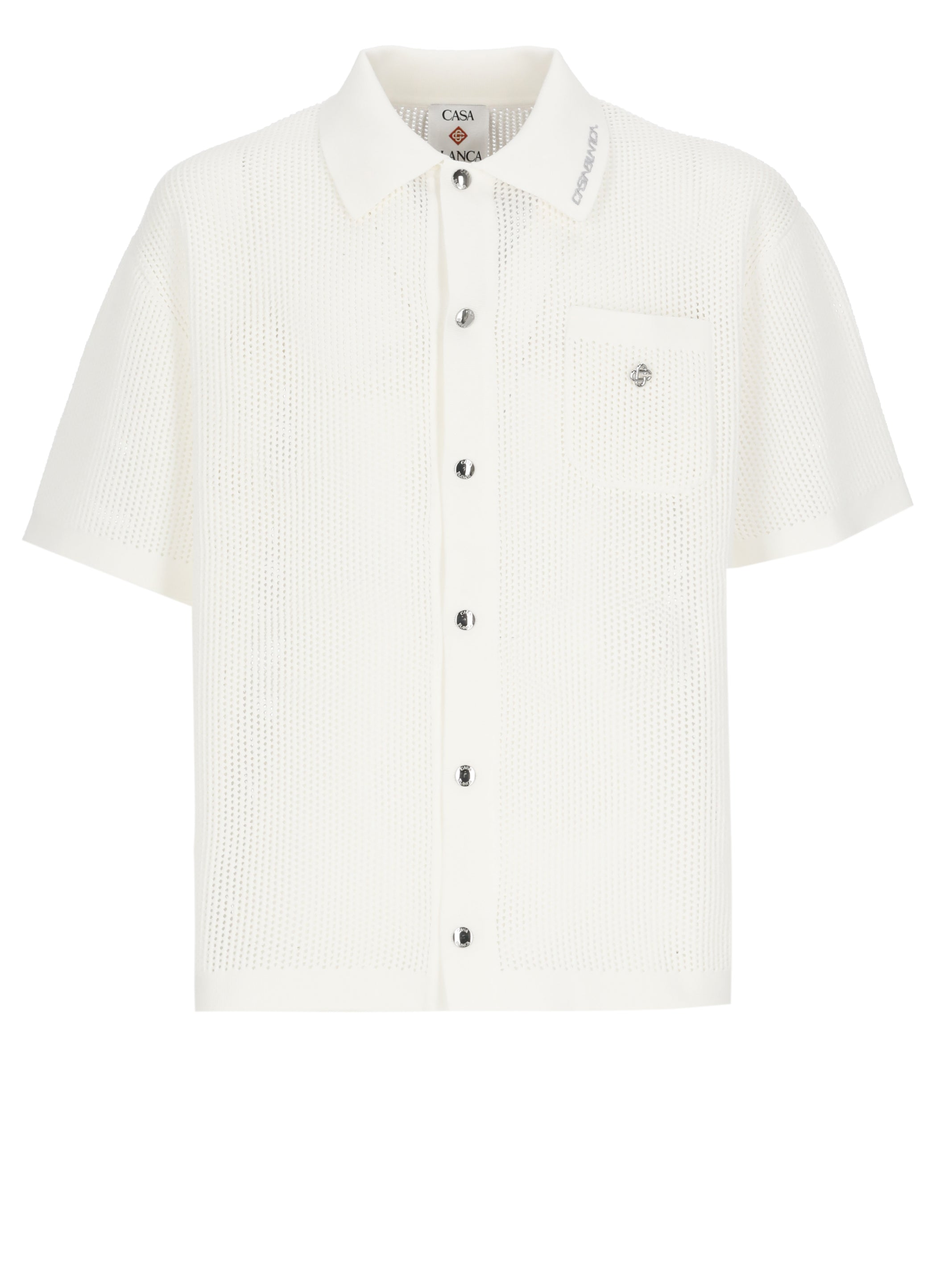 Casablanca Shirts White Cotton Polyester