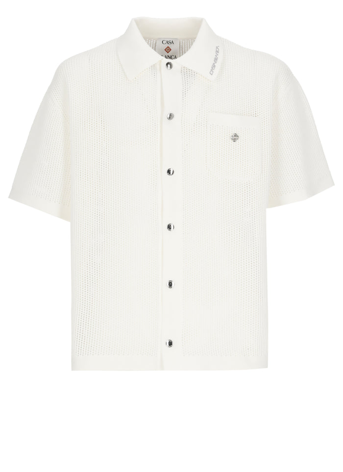 Casablanca Shirts White Cotton Polyester