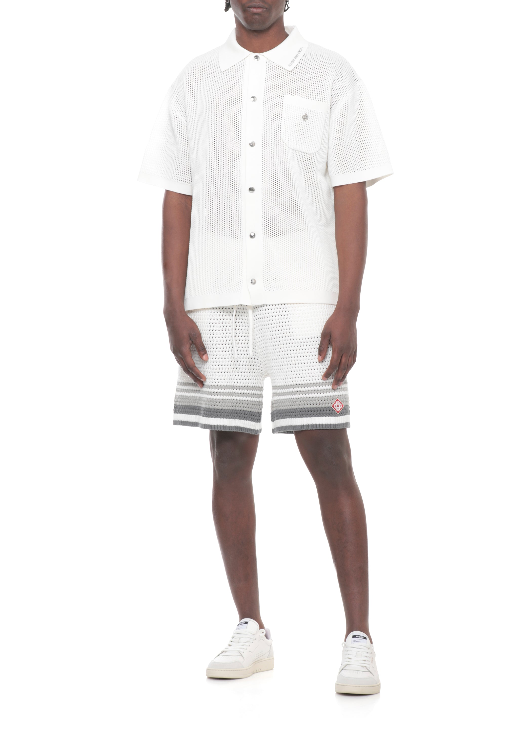 Casablanca Shirts White Cotton Polyester