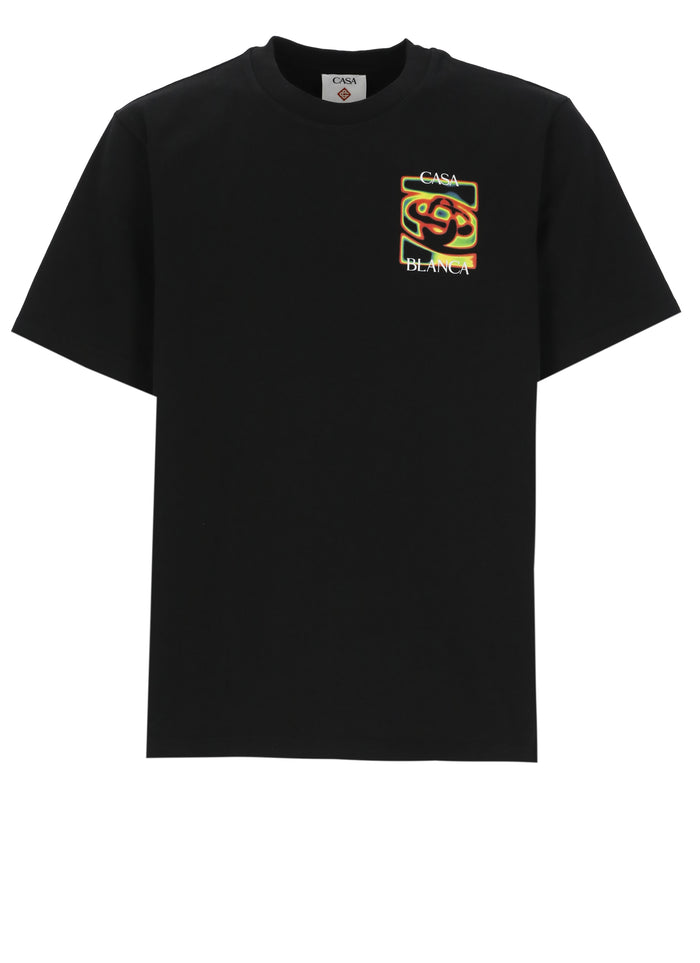 Casablanca T-shirts and Polos Black Cotton