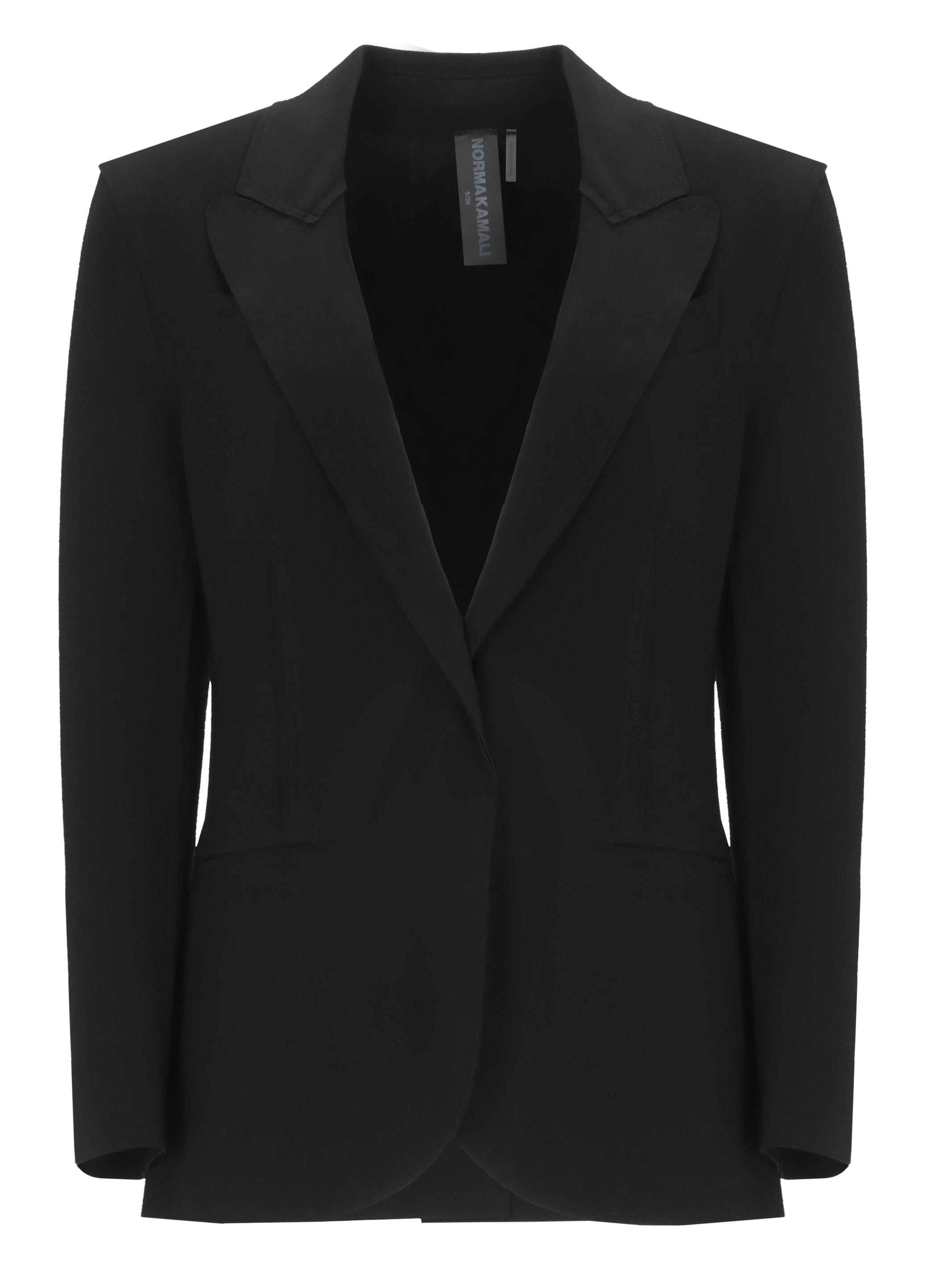 Norma Kamali Jackets Black Polyester Spandex