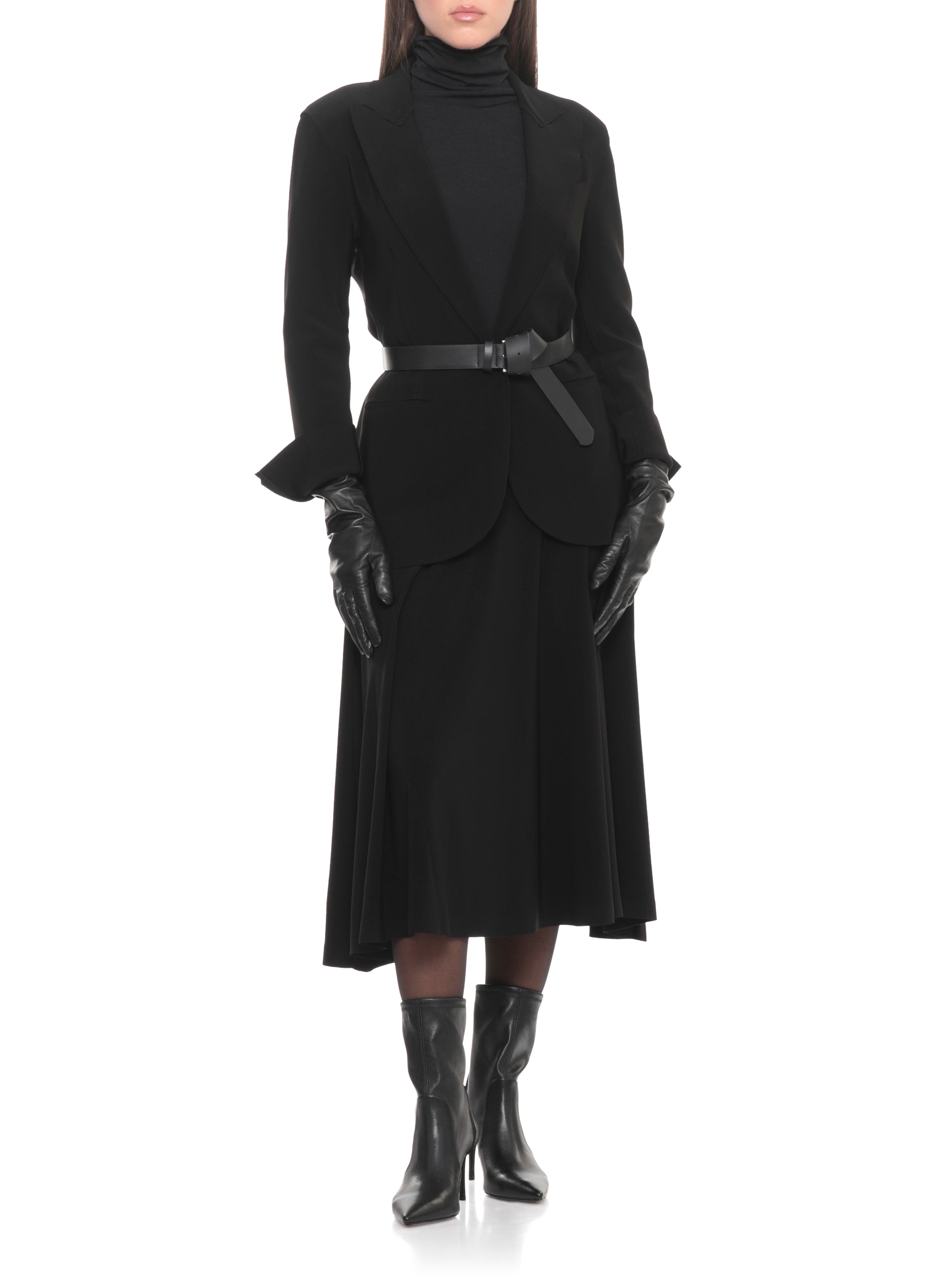 Norma Kamali Jackets Black Polyester Spandex