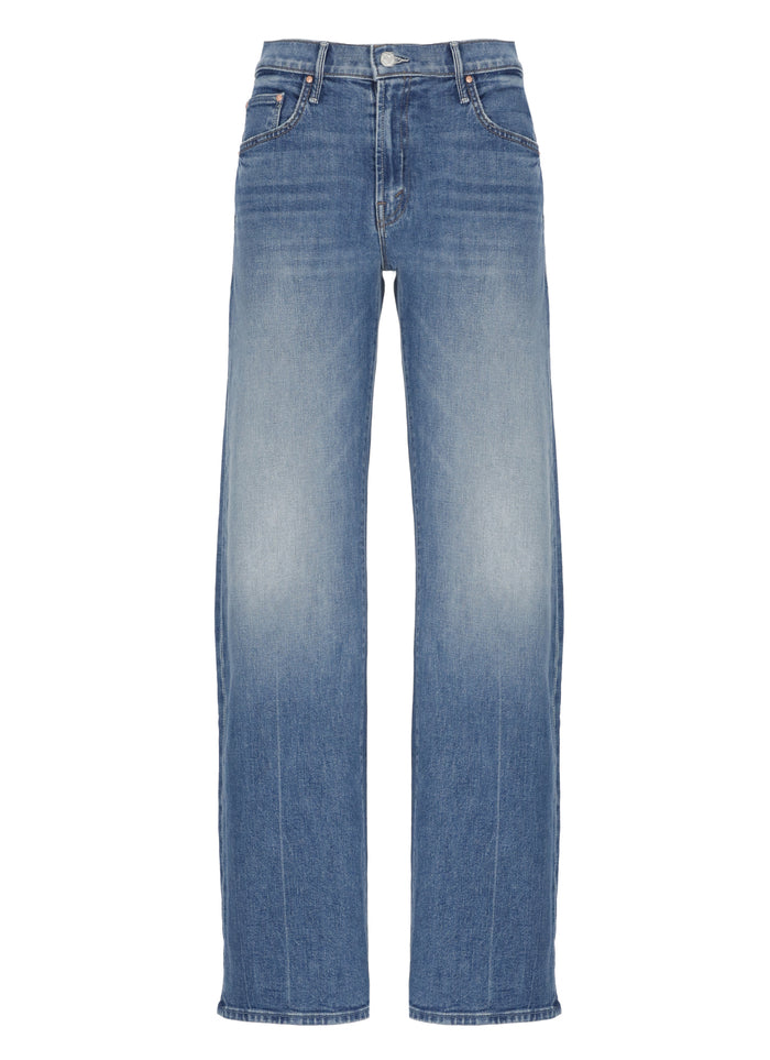 Mother Jeans Blue Cotton Elastane