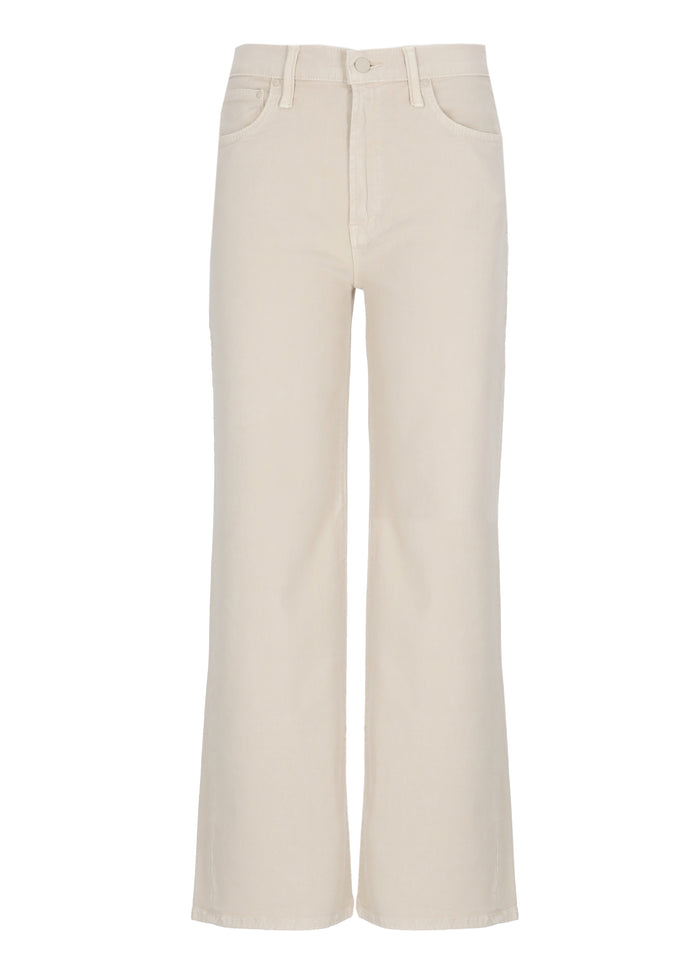 Mother Jeans Beige Cotton Lyocell Elastane