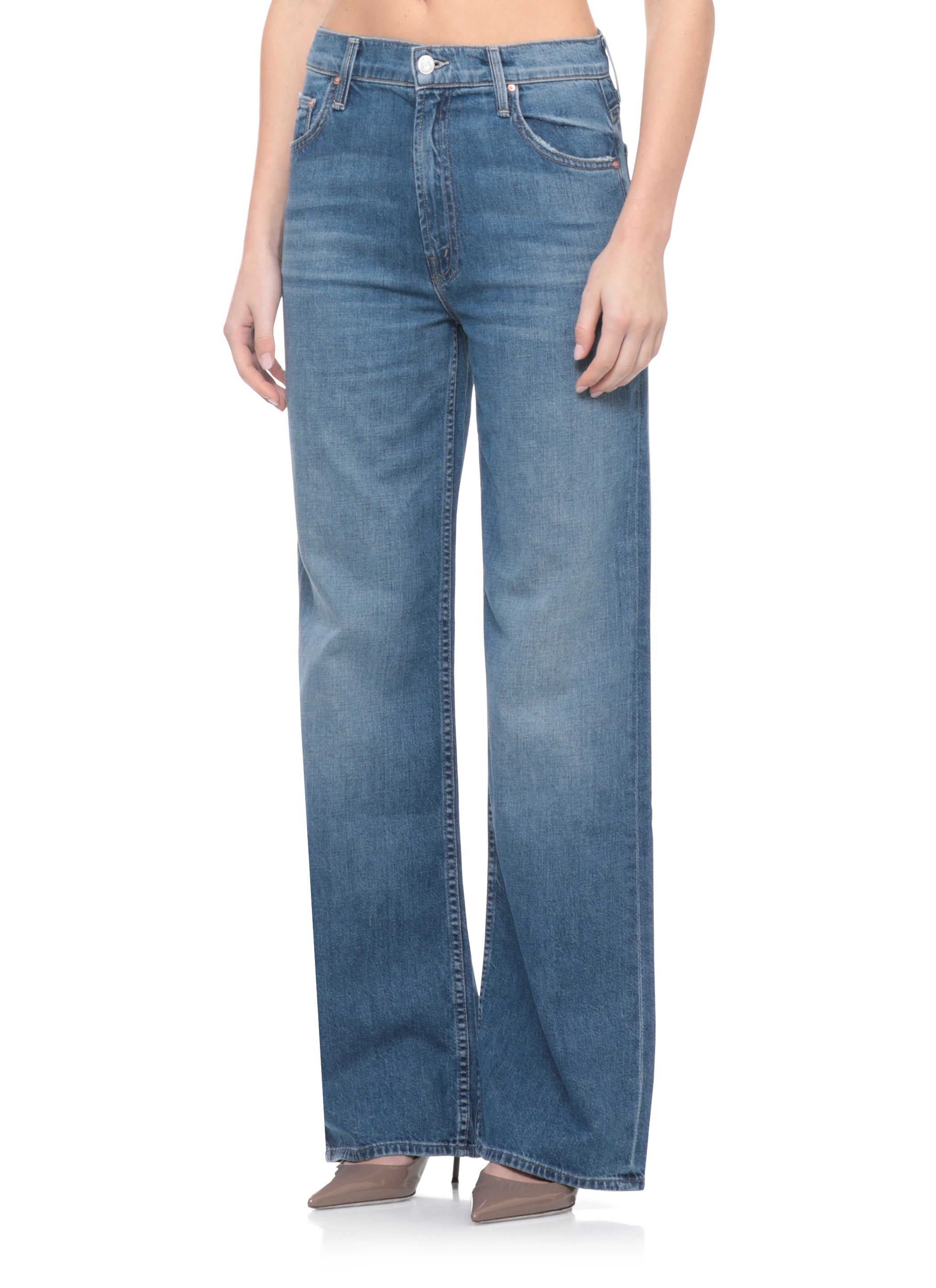 Mother Jeans Blue Cotton