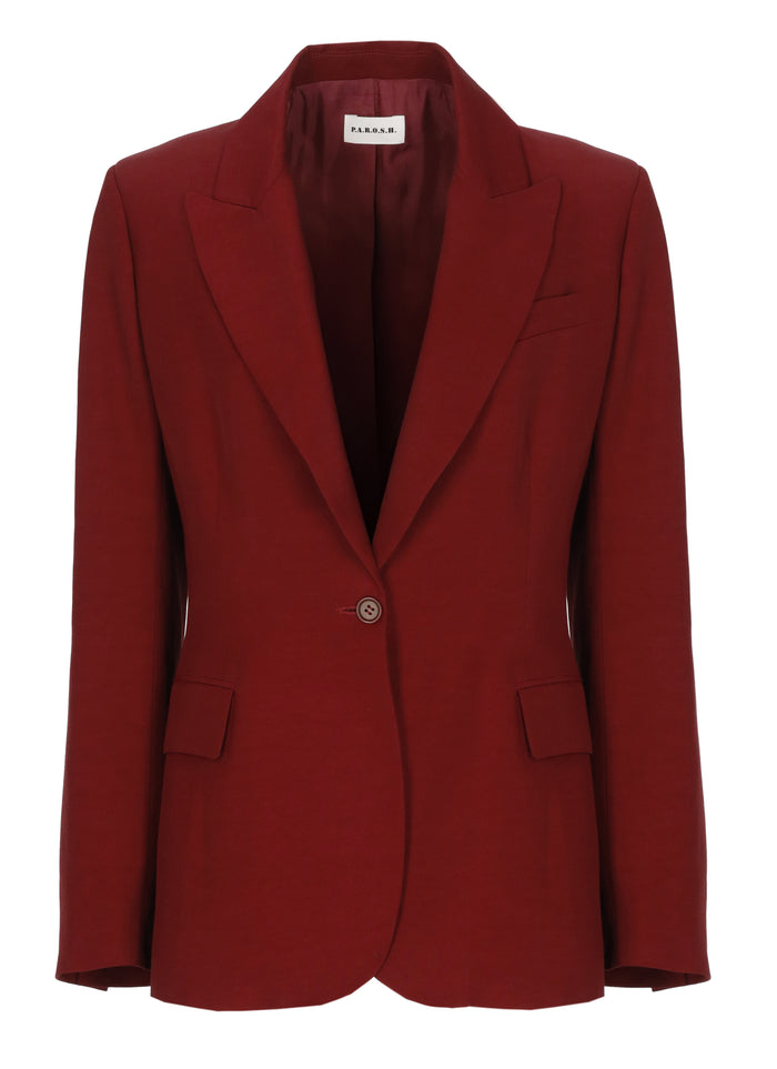 Parosh Jackets Bordeaux Viscose Linen