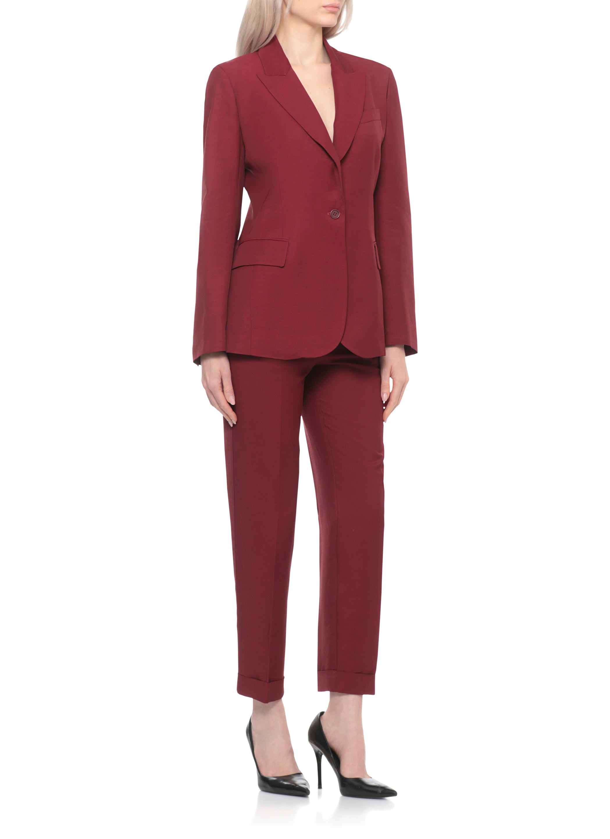 Parosh Jackets Bordeaux Viscose Linen