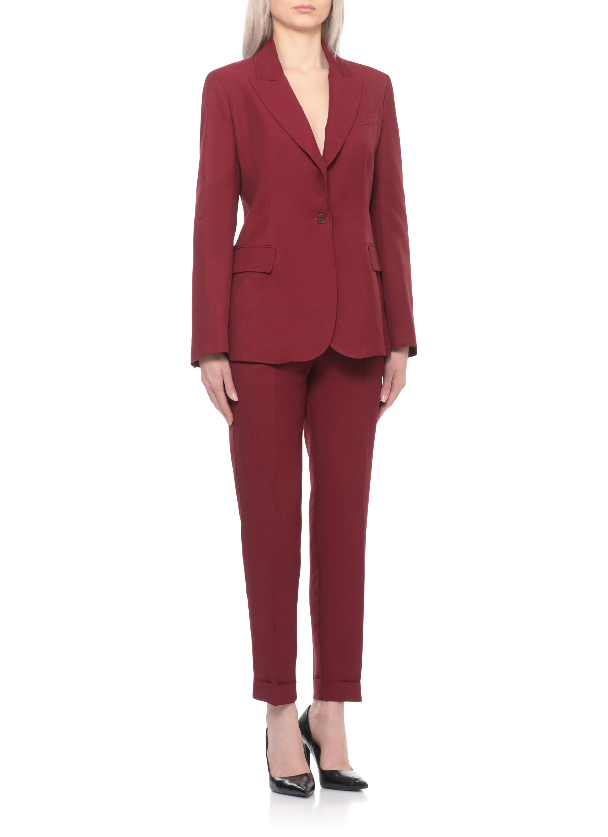 Parosh Jackets Bordeaux Viscose Linen
