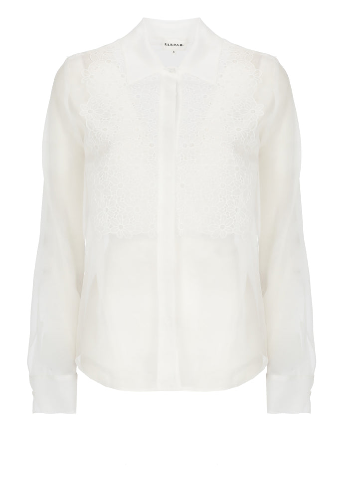 Parosh Shirts White