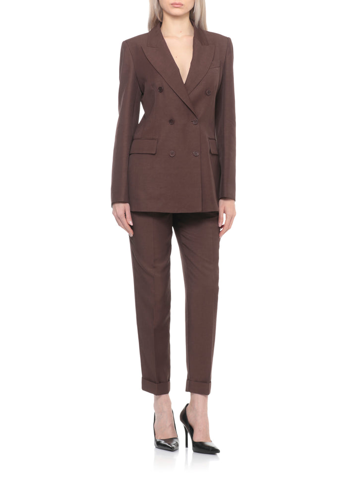 Parosh Jackets Brown Viscose Linen
