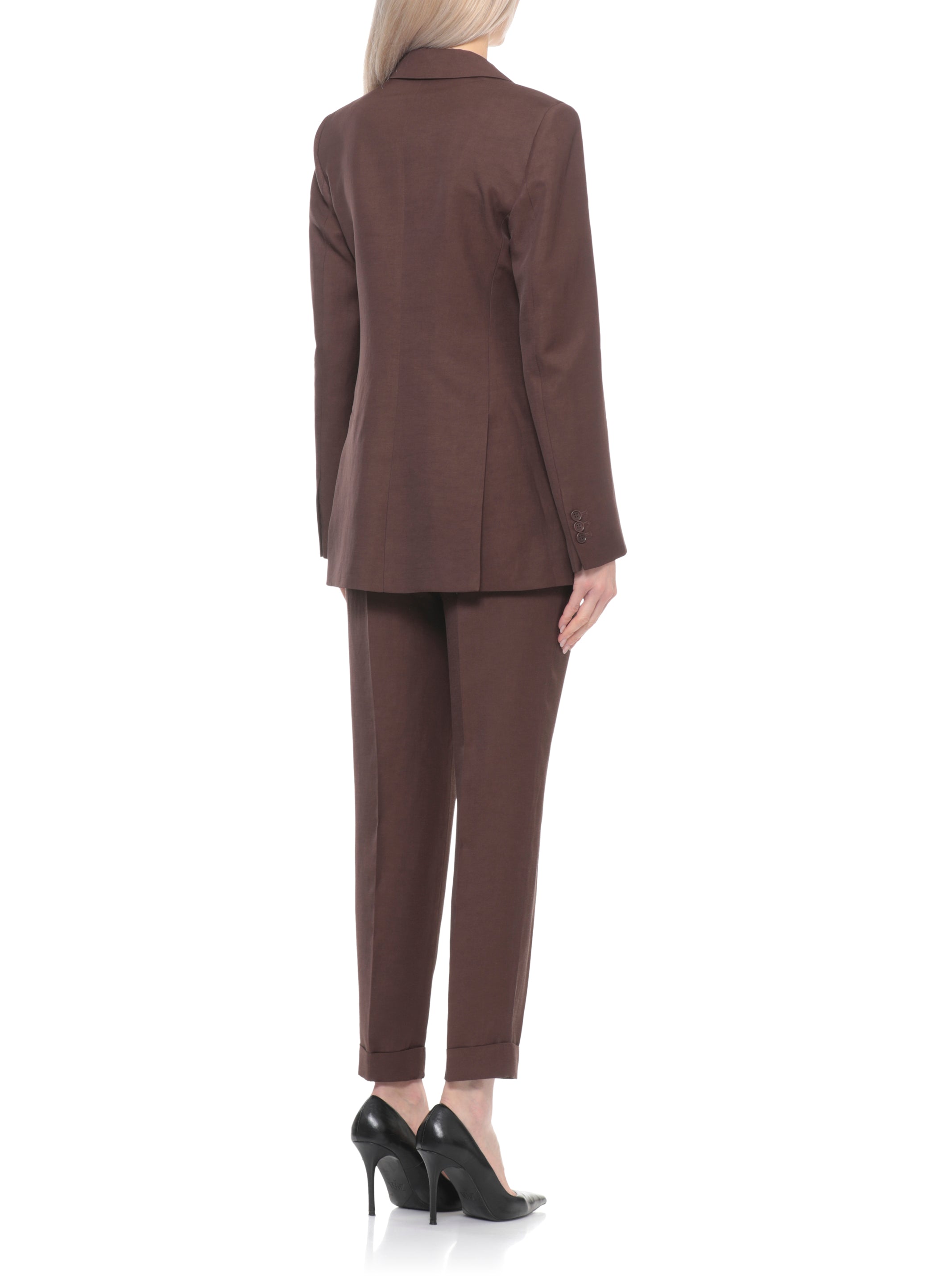 Parosh Jackets Brown Viscose Linen