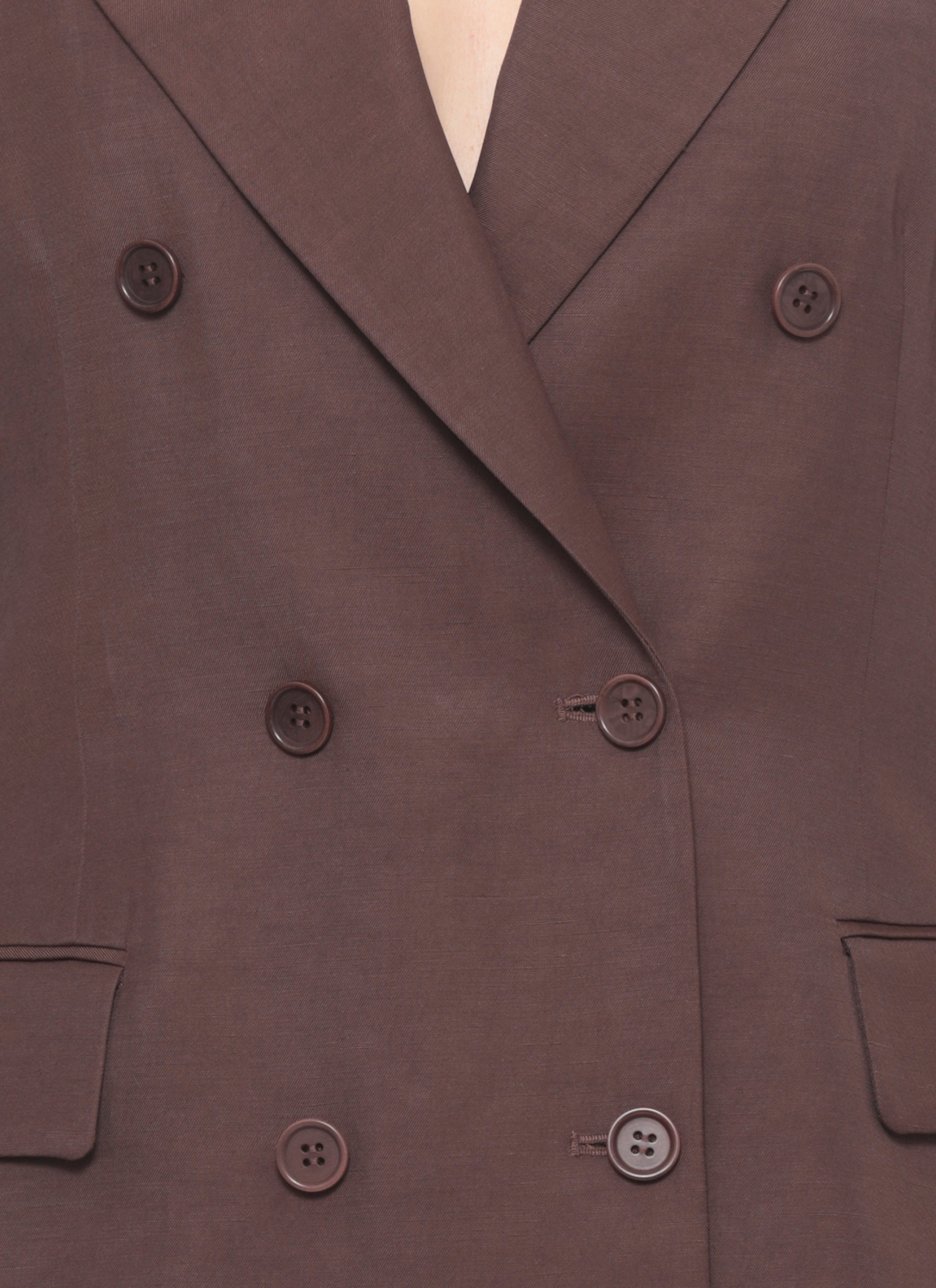 Parosh Jackets Brown Viscose Linen
