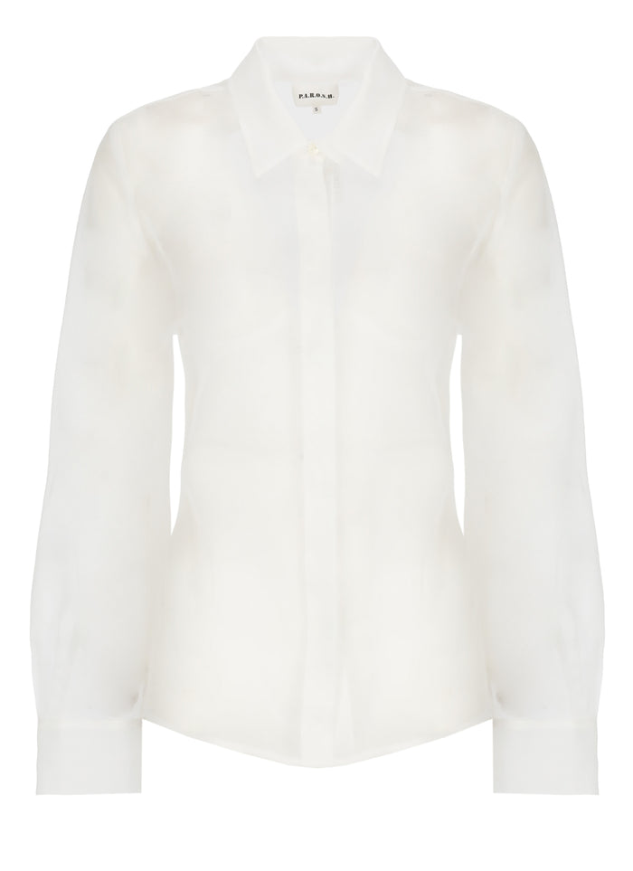 Parosh Shirts White Silk