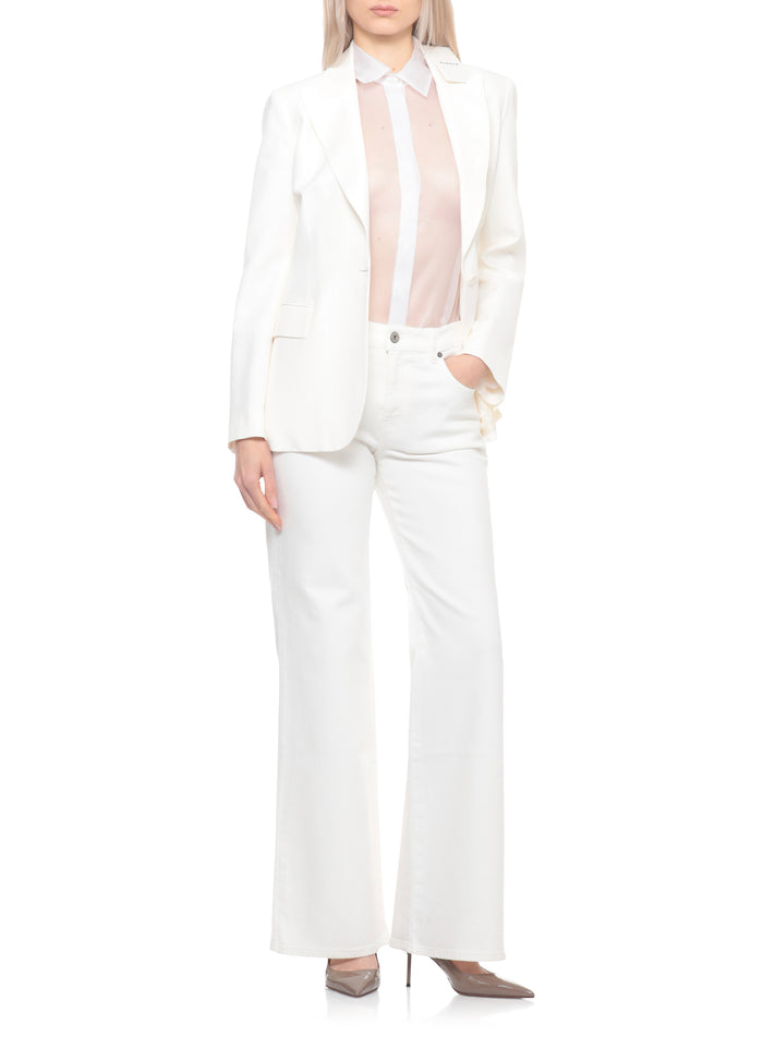 Parosh Shirts White Silk
