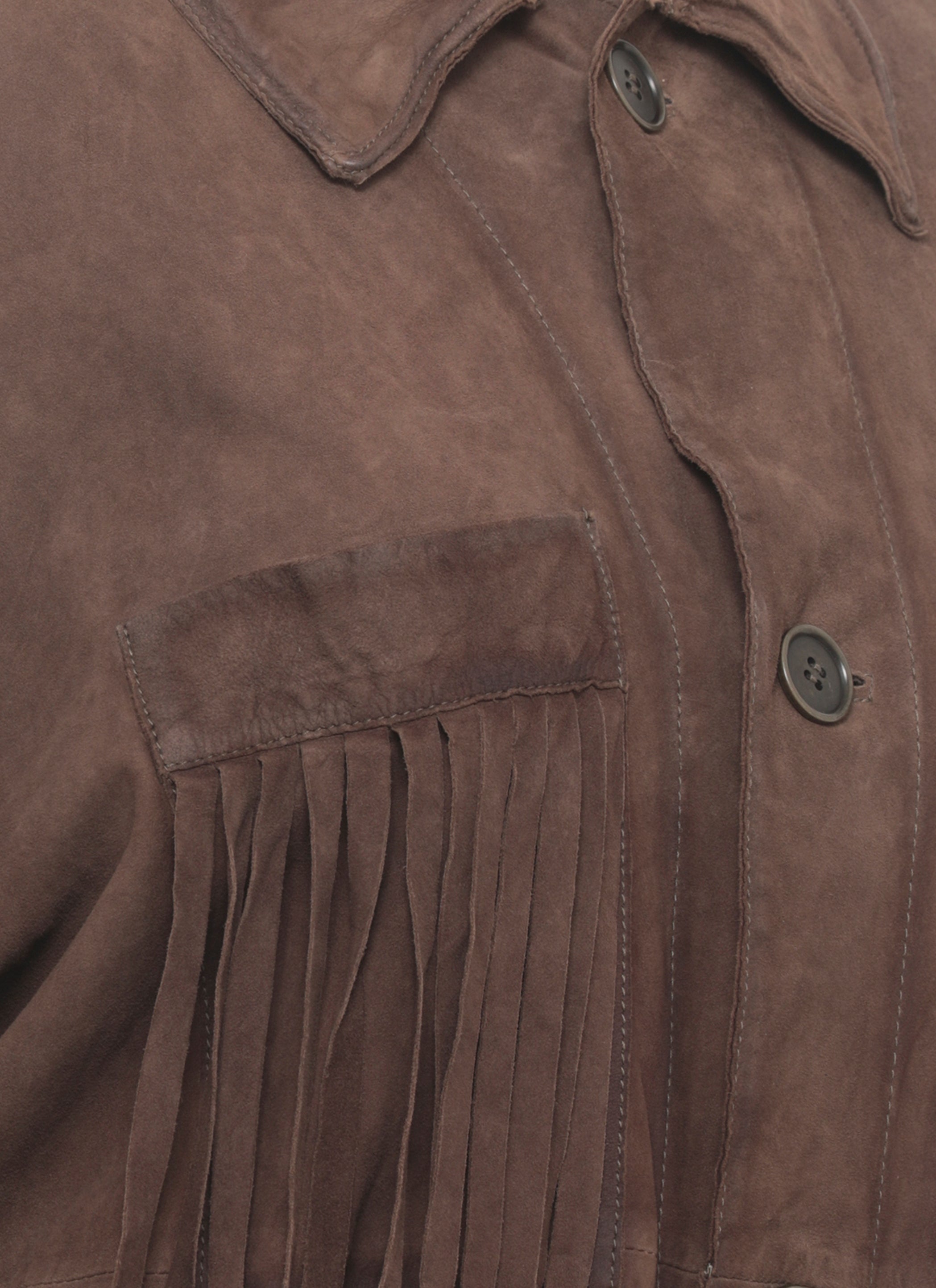 Parosh Jackets Brown Goat Leather