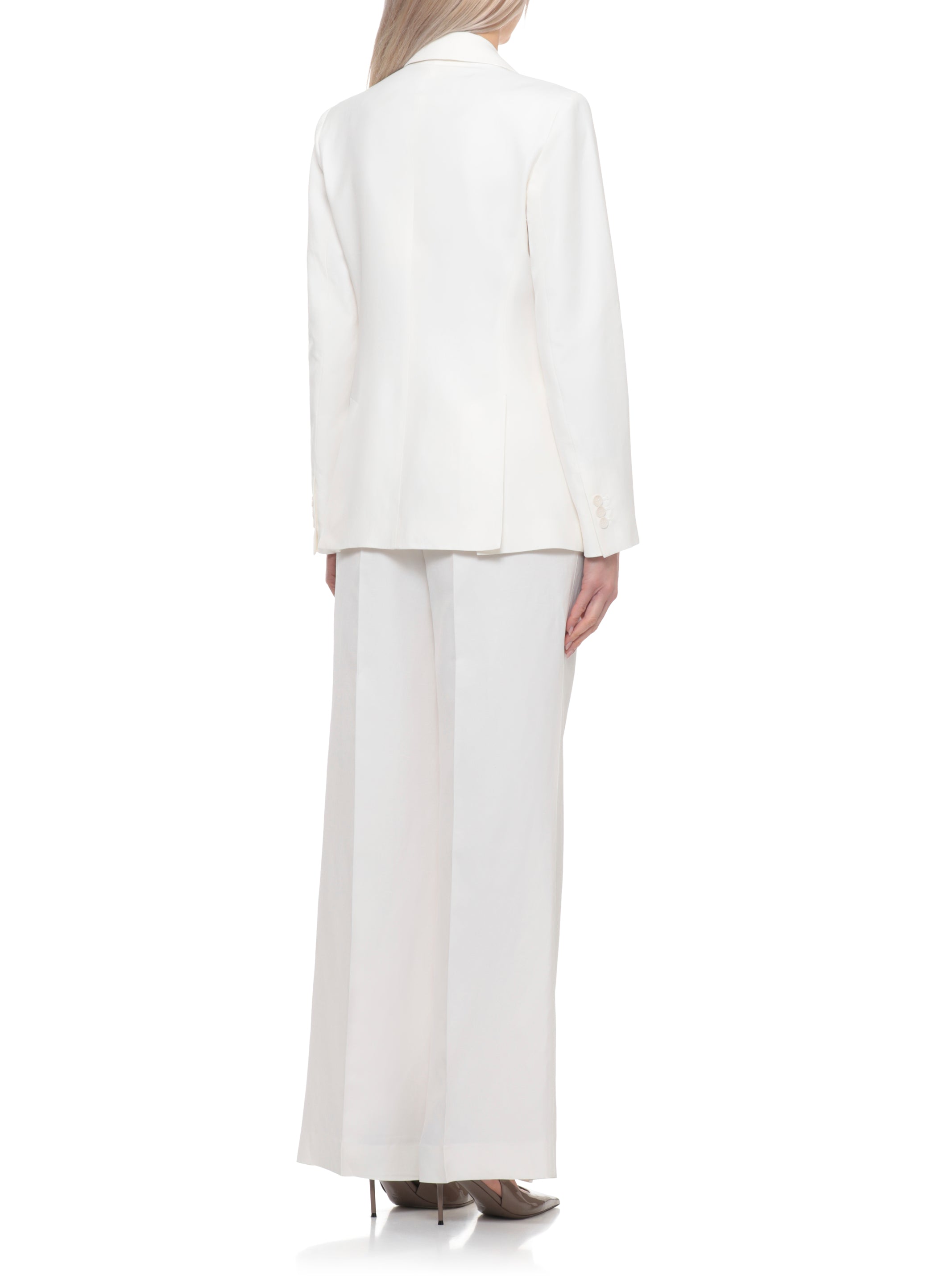 Parosh Jackets Ivory Viscose Linen