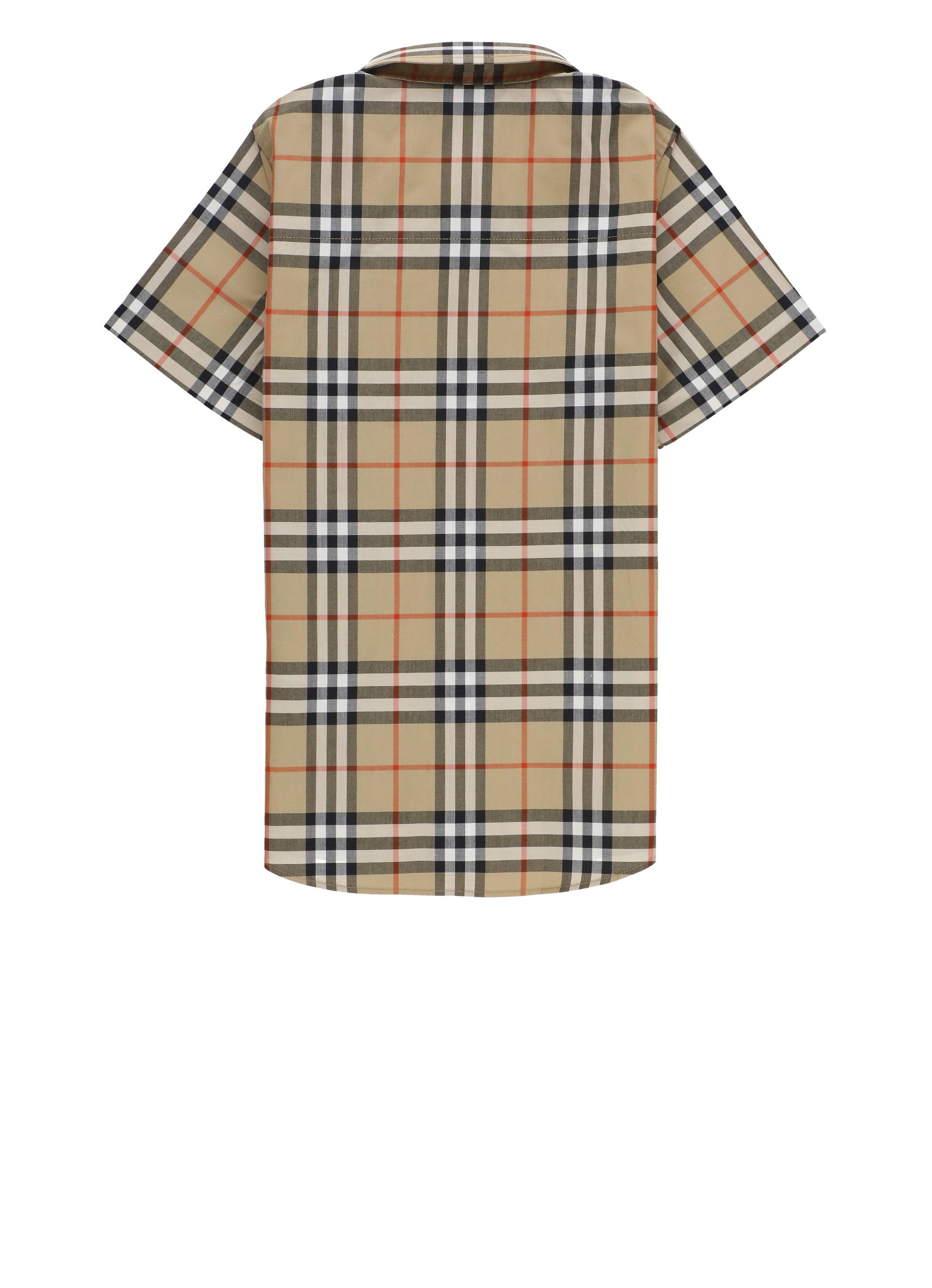 Burberry Kids Shirts Beige Cotton