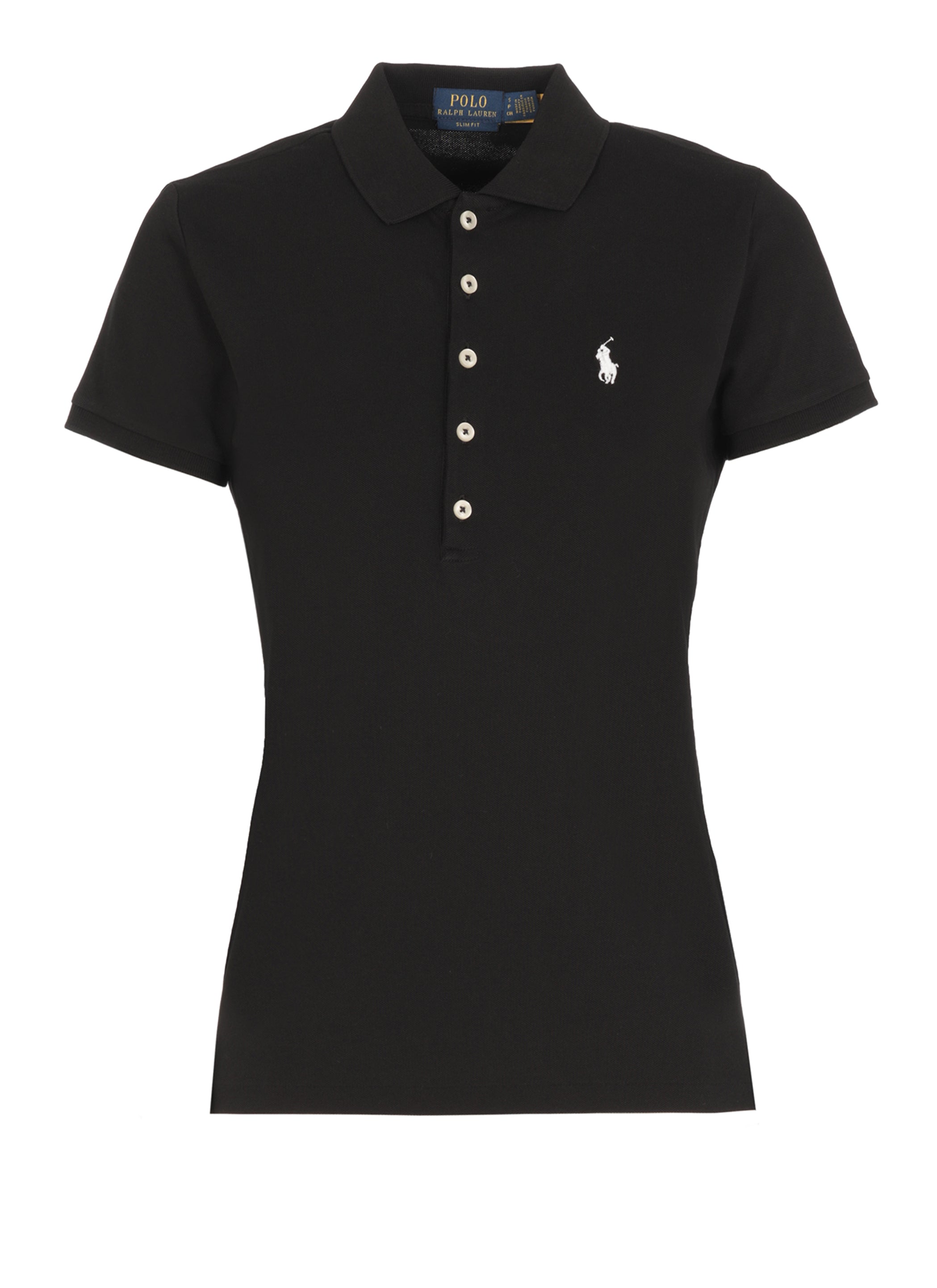 Ralph Lauren T-shirts and Polos Black Cotton Elastane