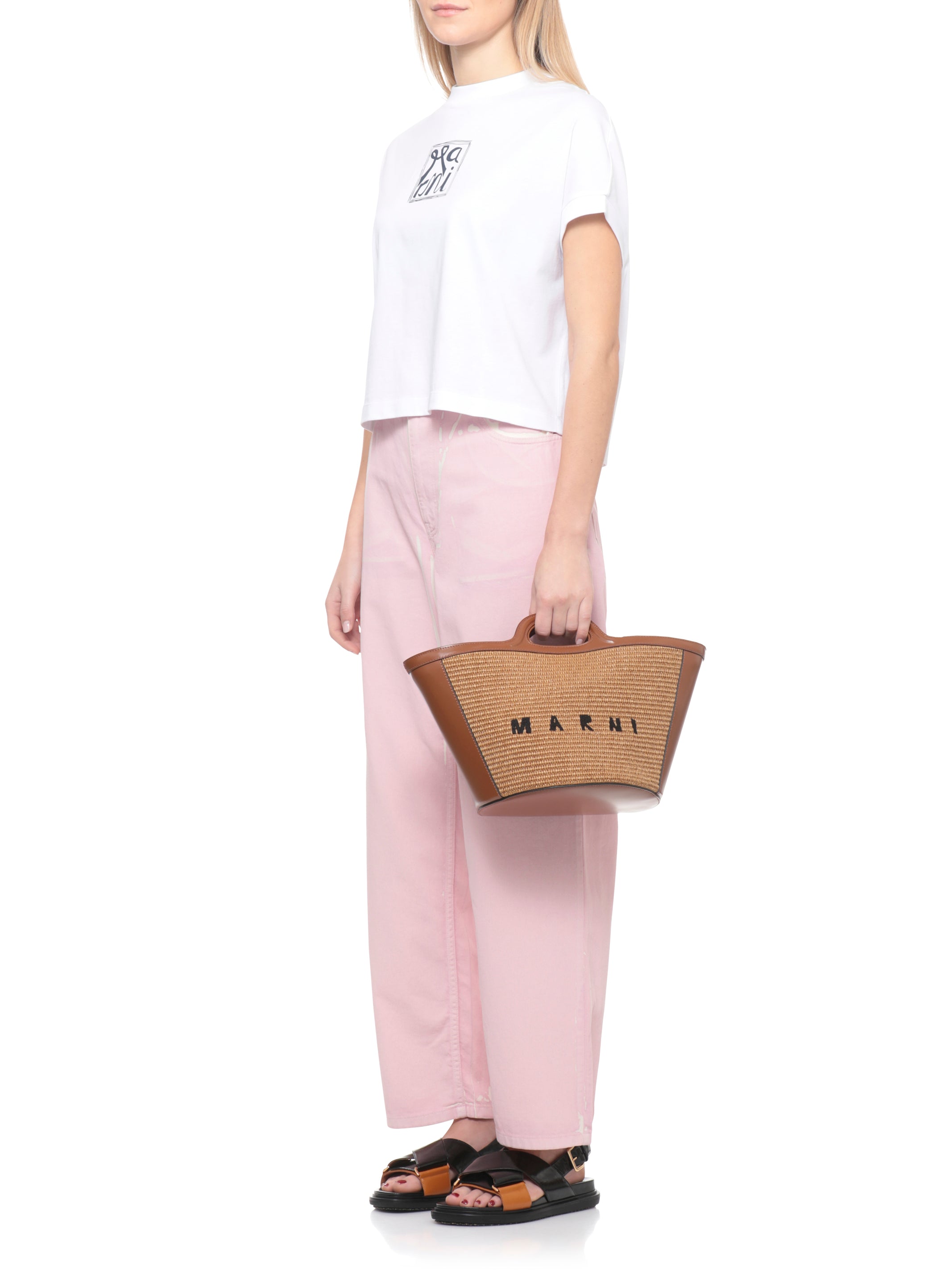 Marni Bags Brown Cotton Polyamide-nylon