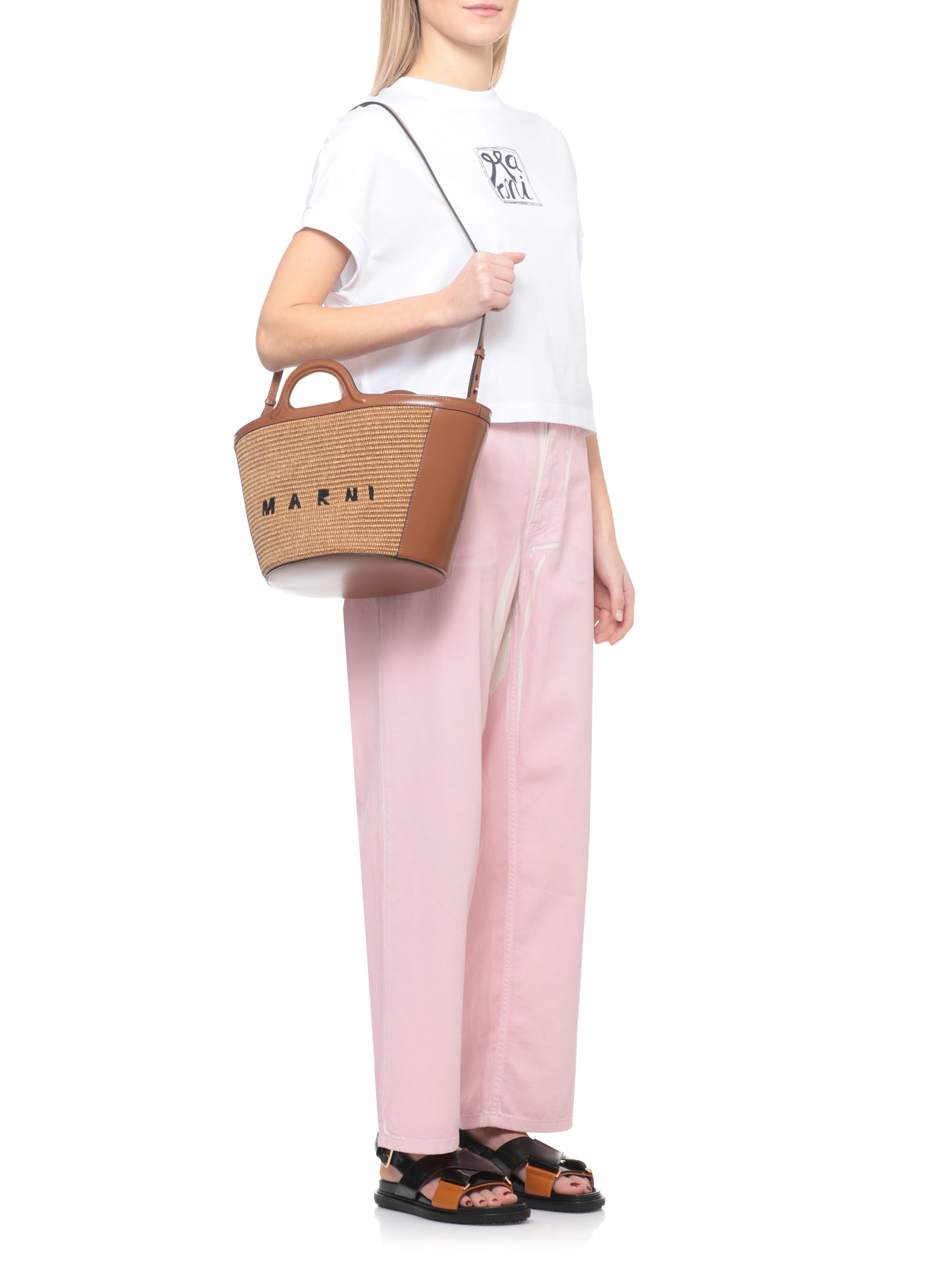 Marni Bags Brown Cotton Polyamide-nylon