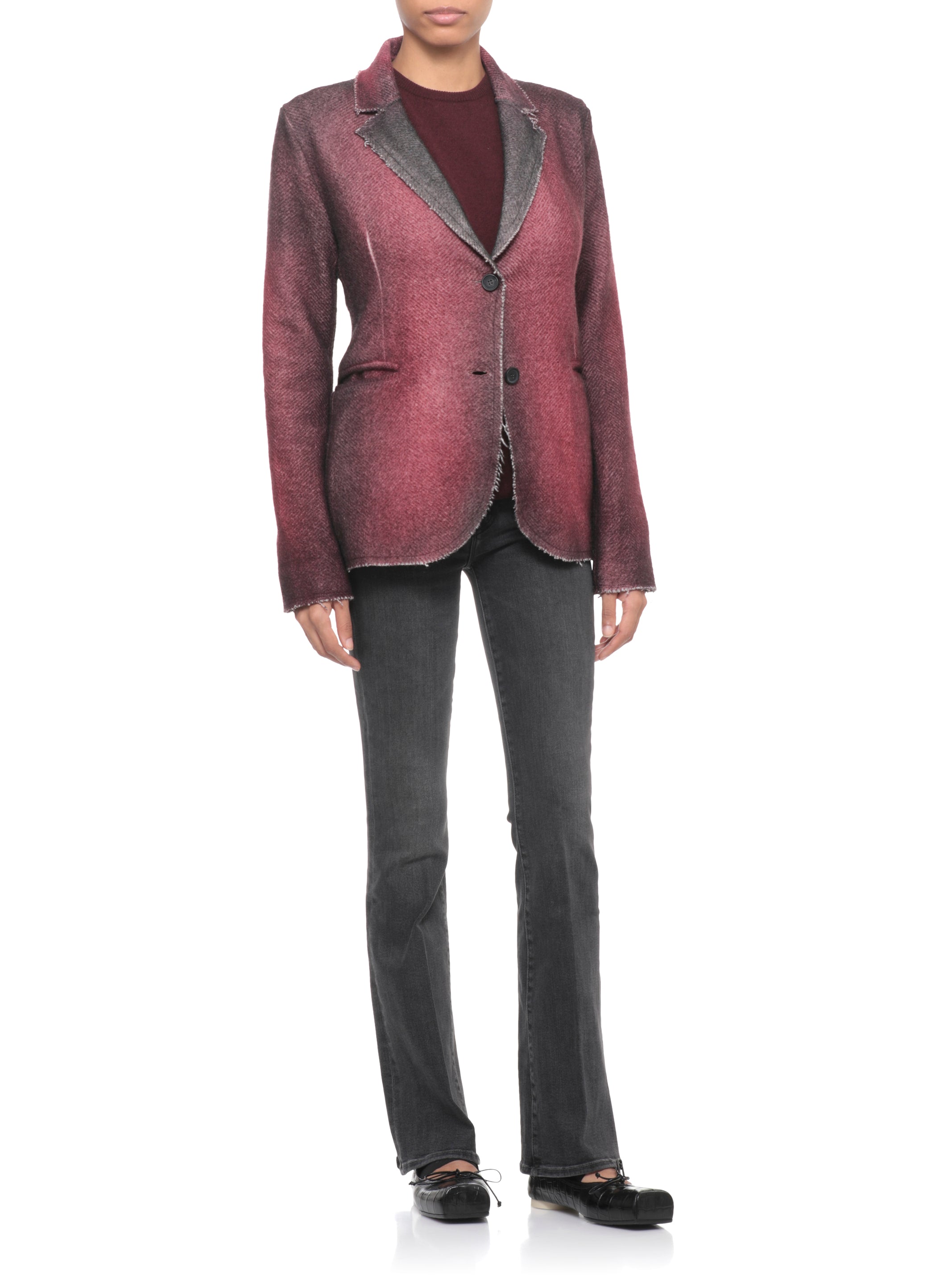 Avant Toi Jackets Bordeaux Virgin Wool Polyamide