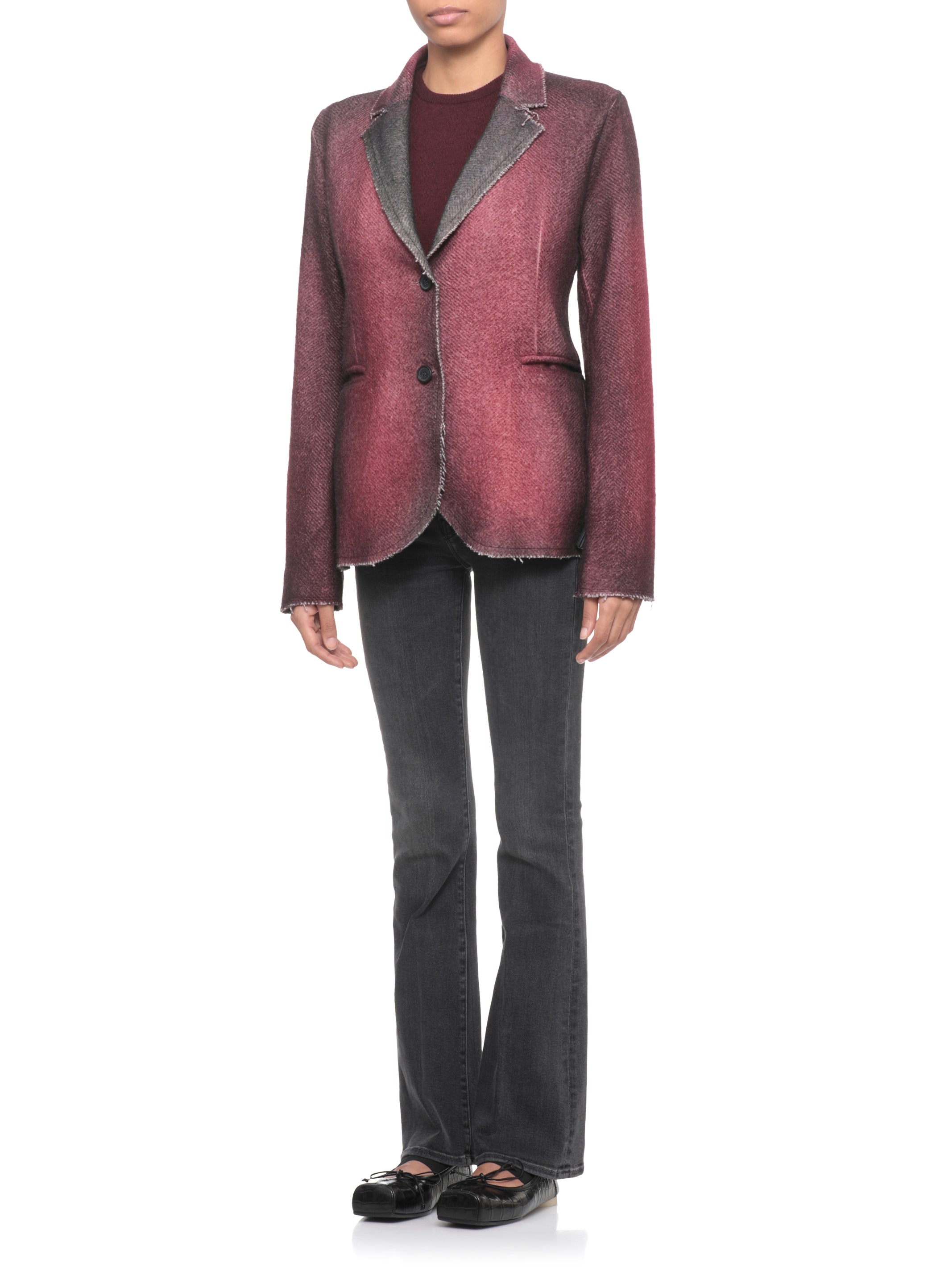 Avant Toi Jackets Bordeaux Virgin Wool Polyamide