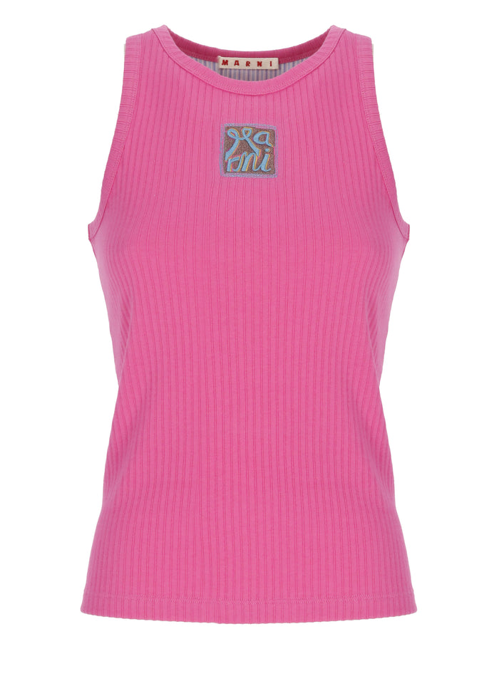 Marni Top Fuchsia Cotton