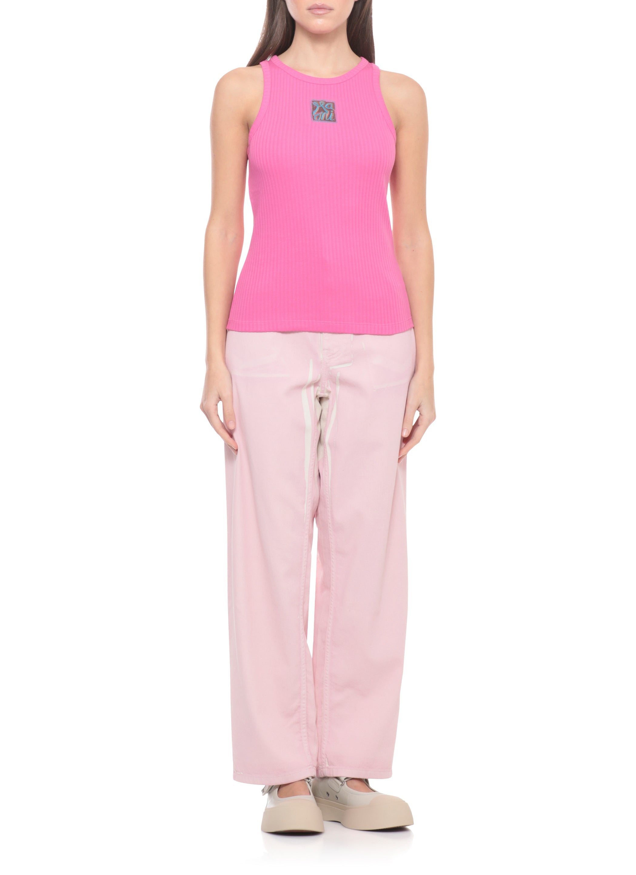 Marni Top Fuchsia Cotton