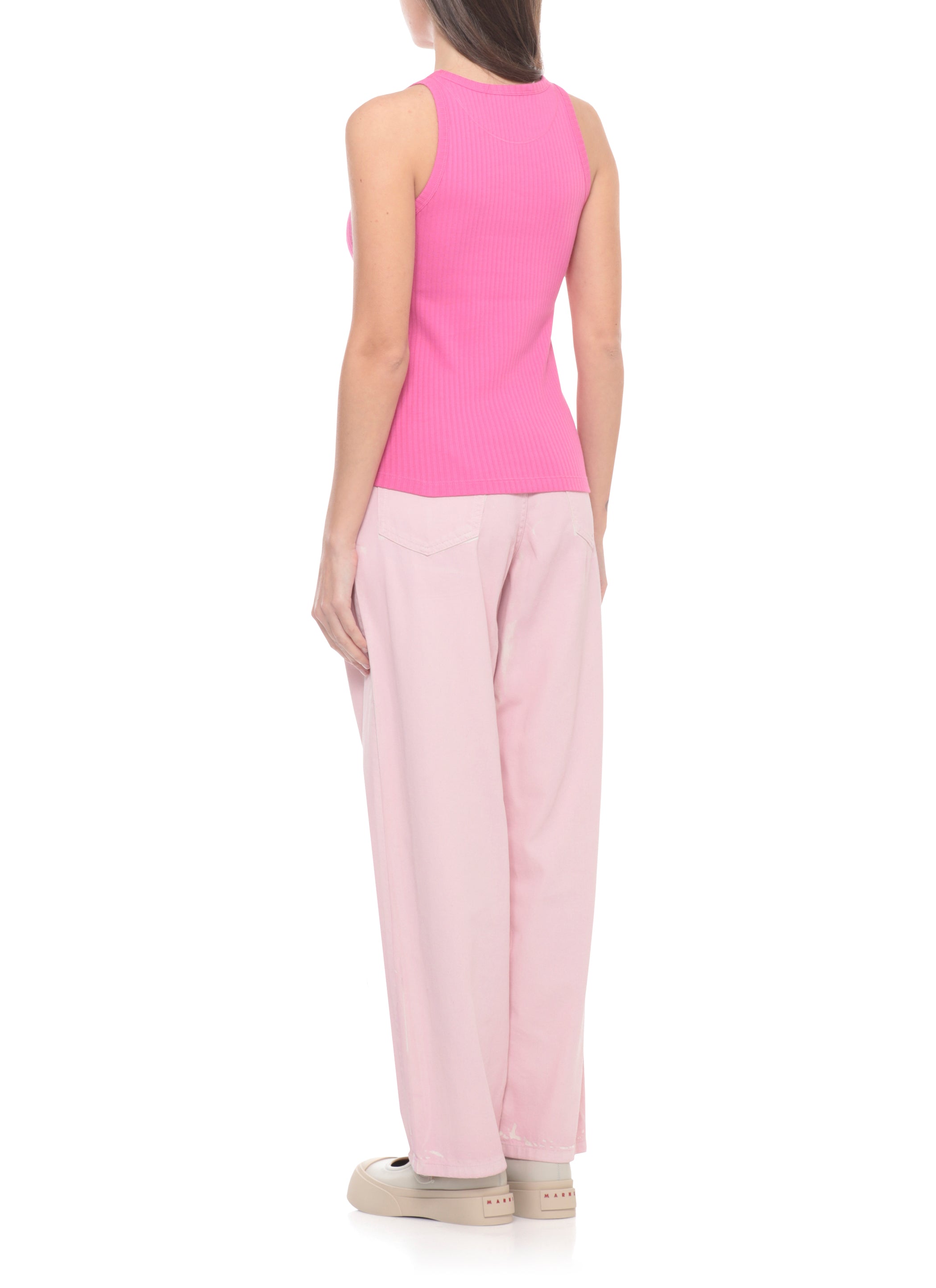 Marni Top Fuchsia Cotton