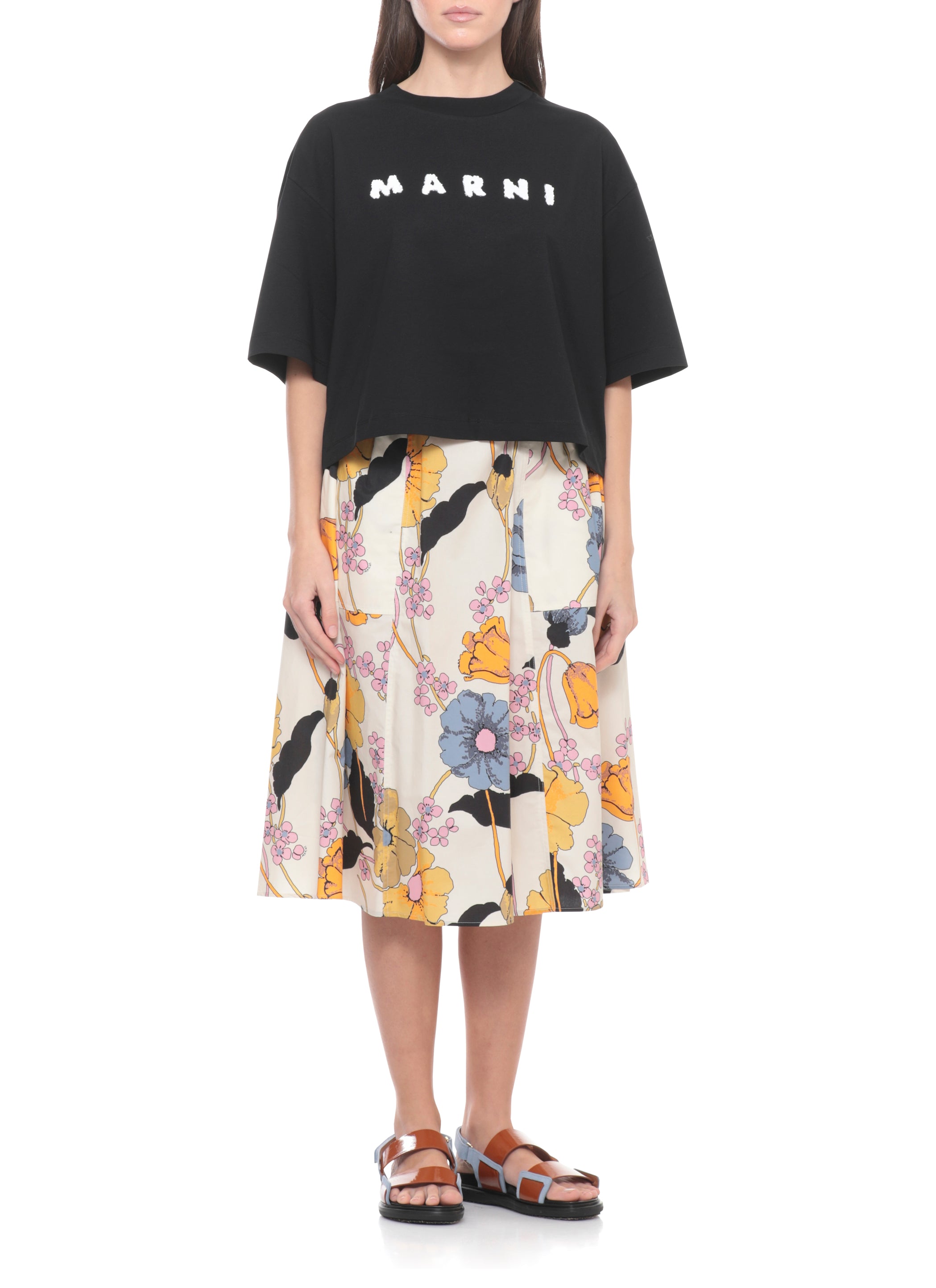 Marni T-shirts and Polos Black Cotton