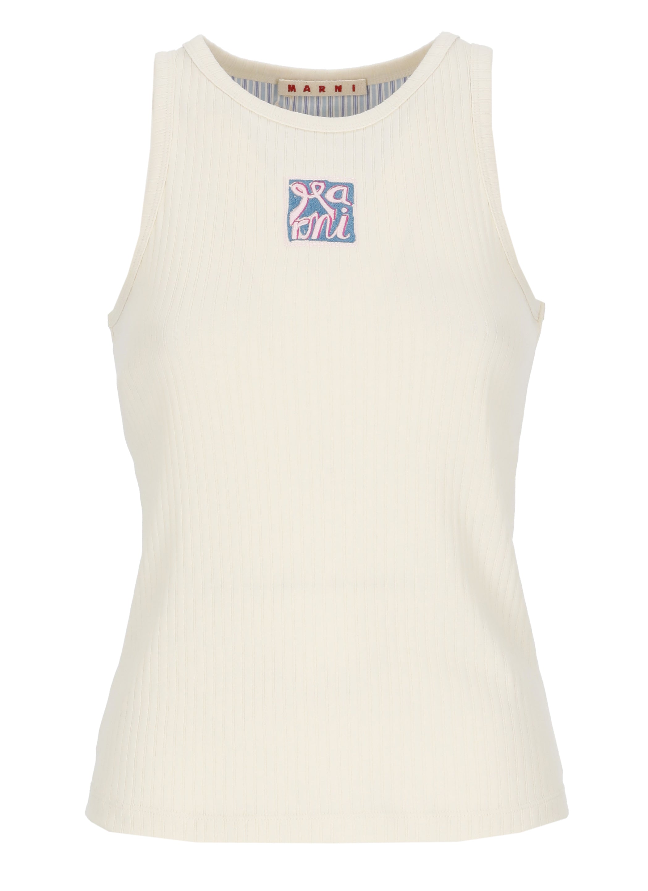 Marni Top Ivory Cotton