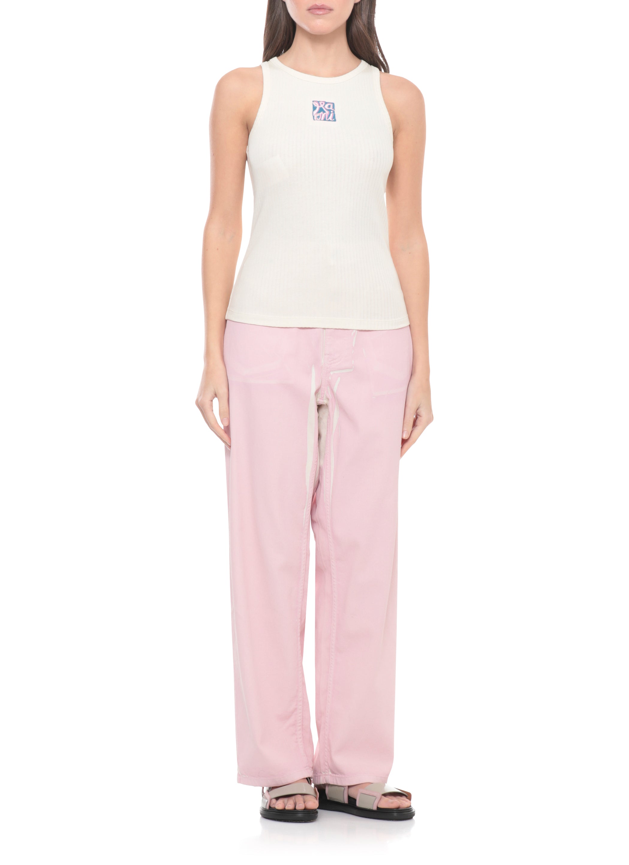 Marni Top Ivory Cotton