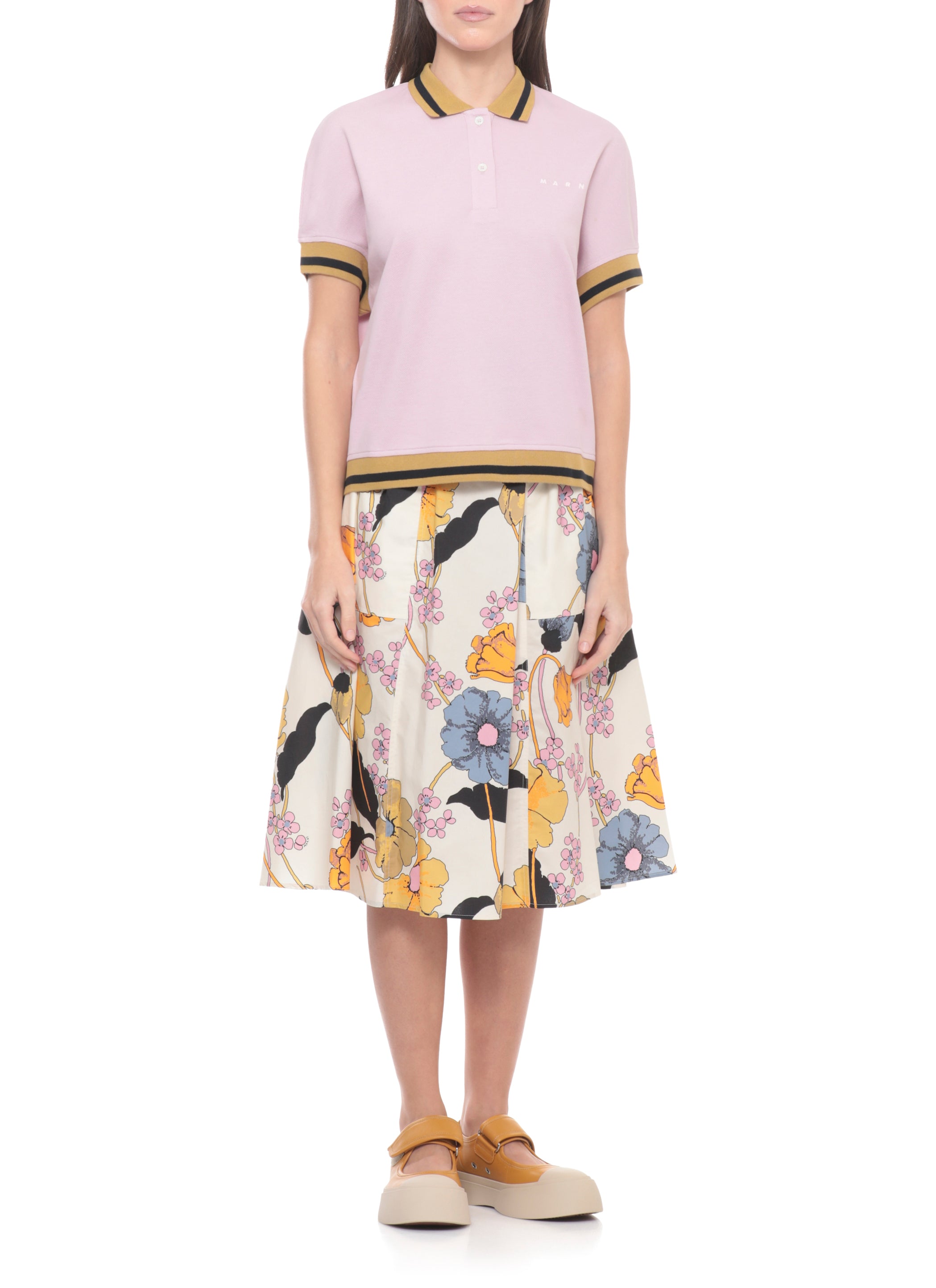 Marni T-shirts and Polos Pink Cotton