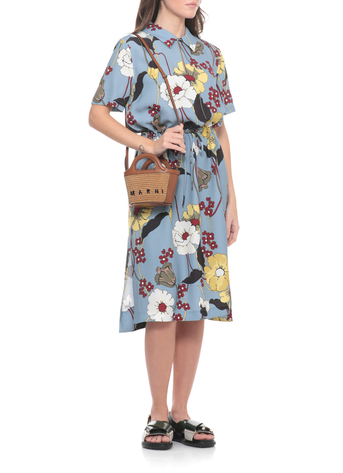 Marni Dresses Light Blue Viscose