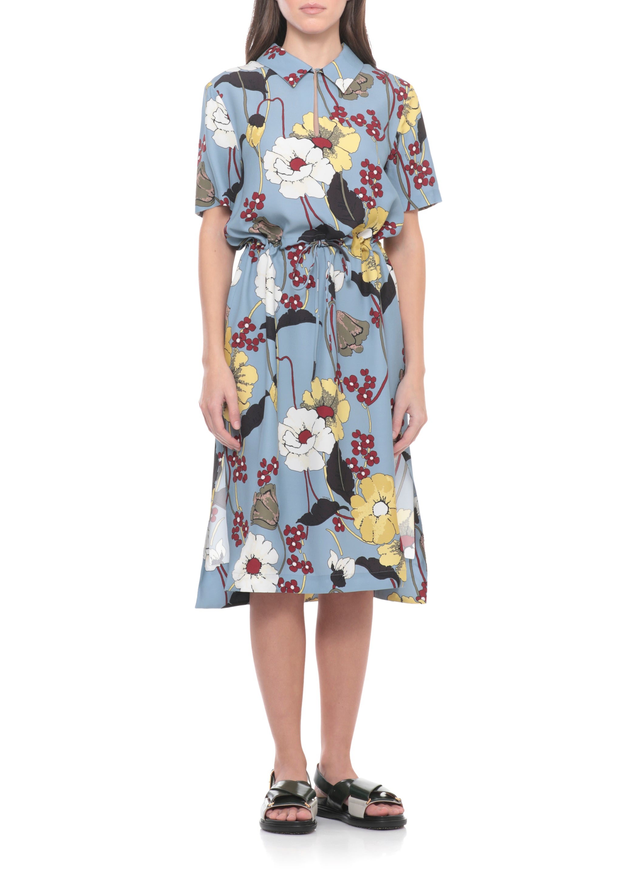 Marni Dresses Light Blue Viscose