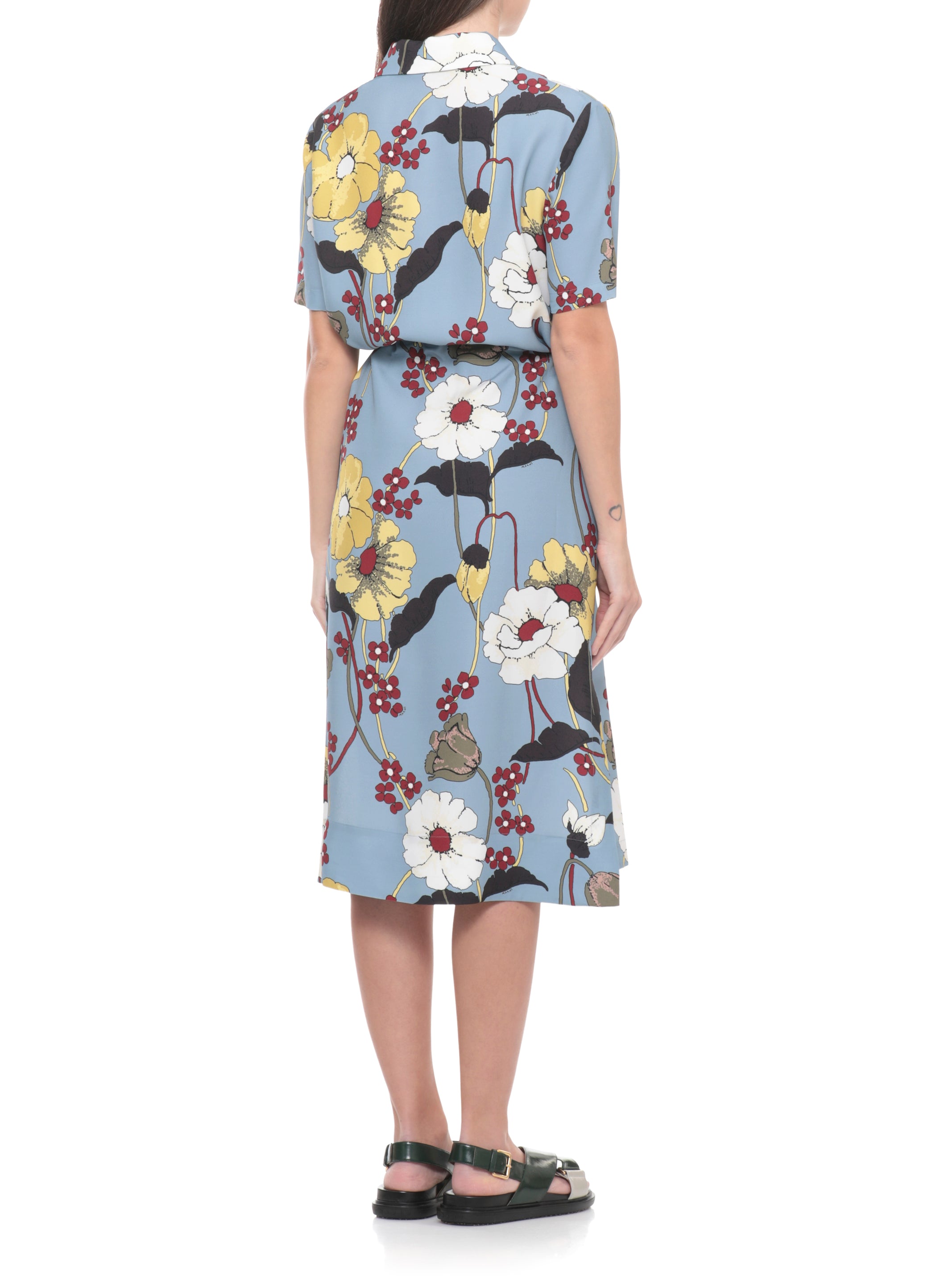 Marni Dresses Light Blue Viscose
